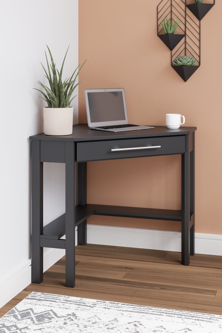 Otaska Home Office Corner Desk with Bookcase