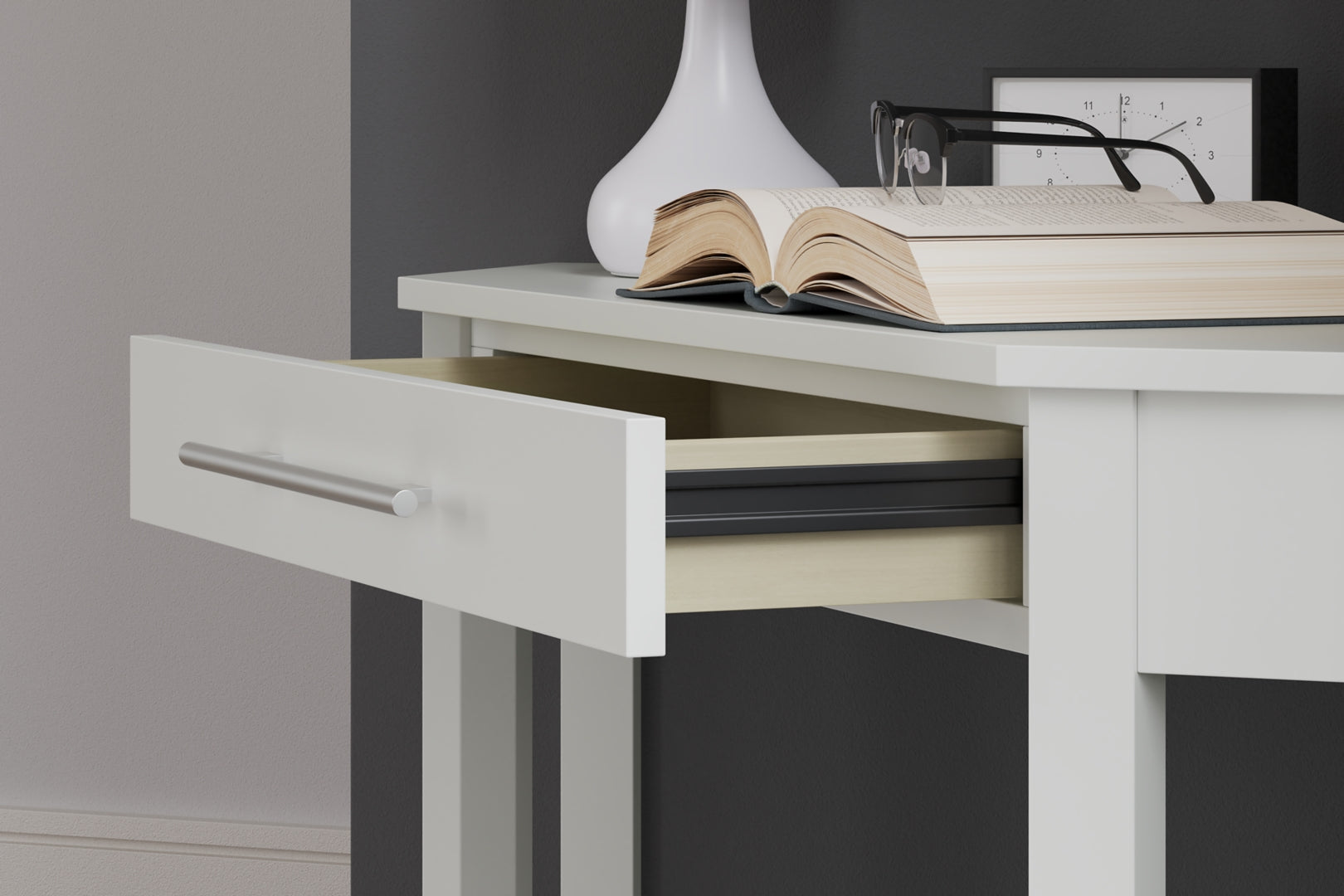 Grannen Home Office Corner Desk with Bookcase