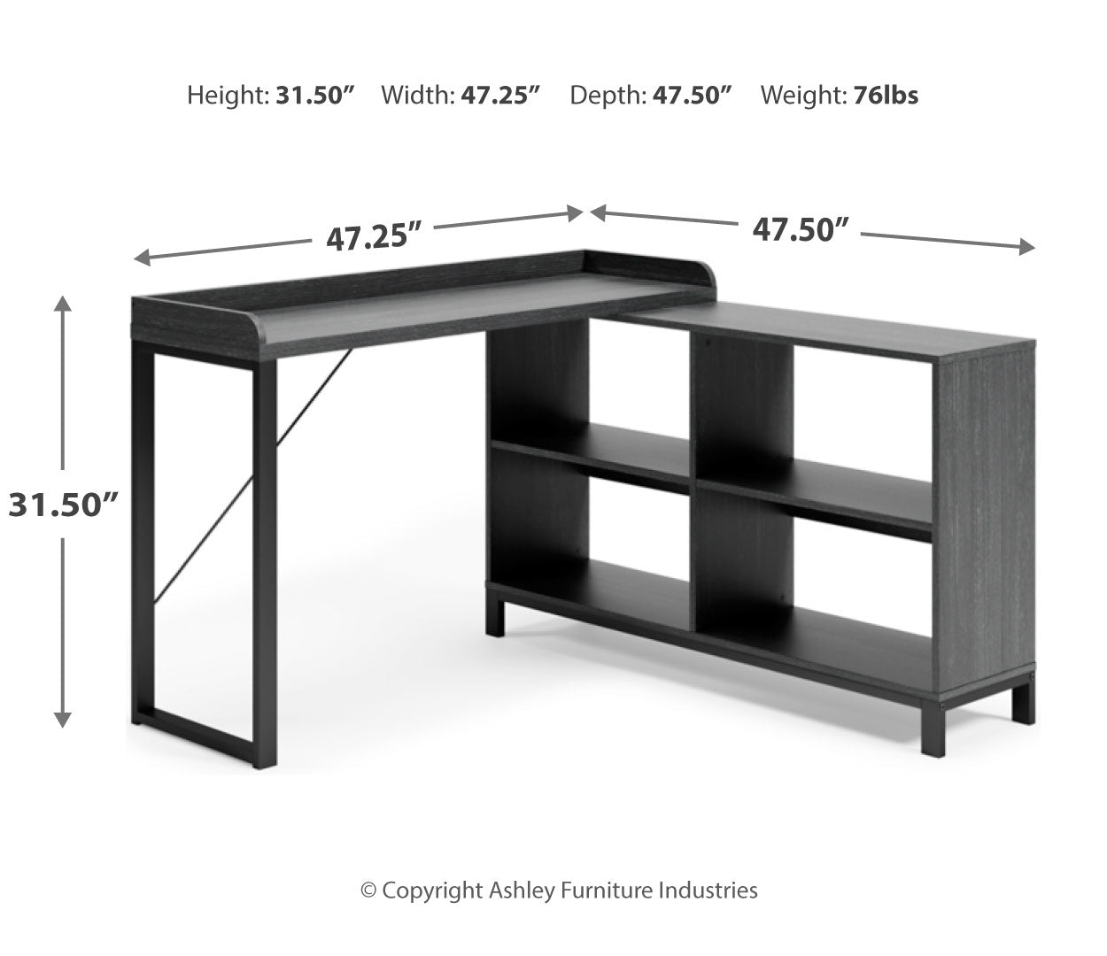 Yarlow Home Office L-Desk