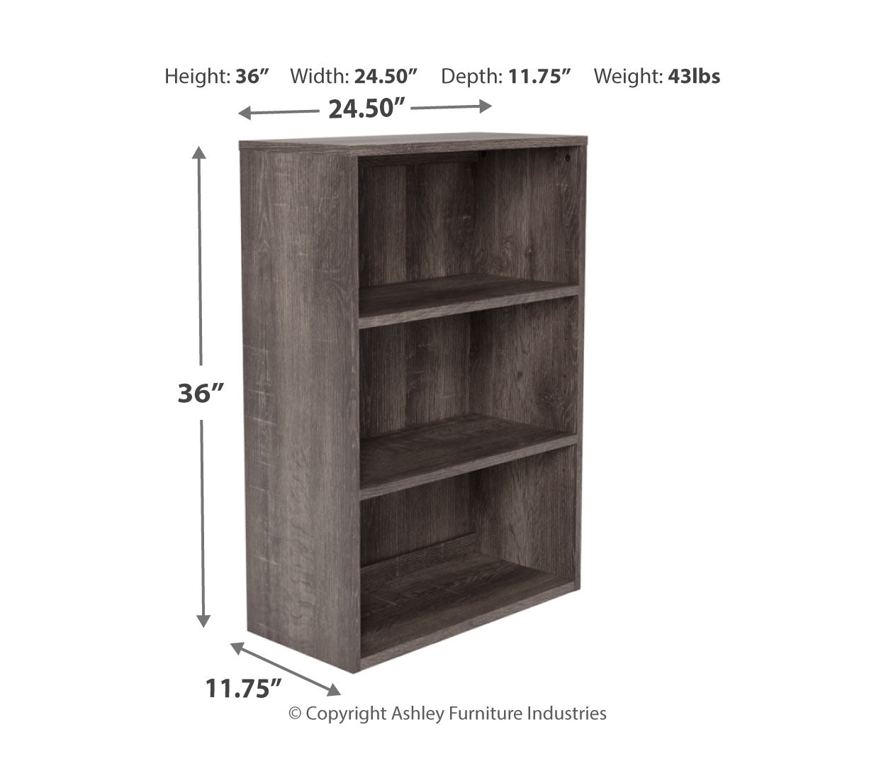 Arlenbry 36" Bookcase