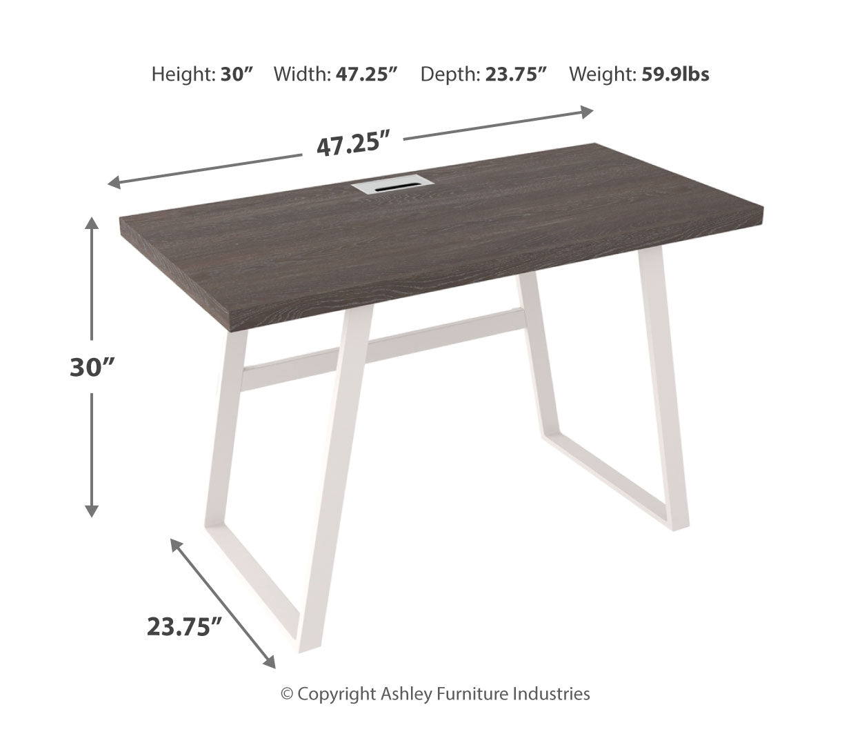 Dorrinson 47" Home Office Desk