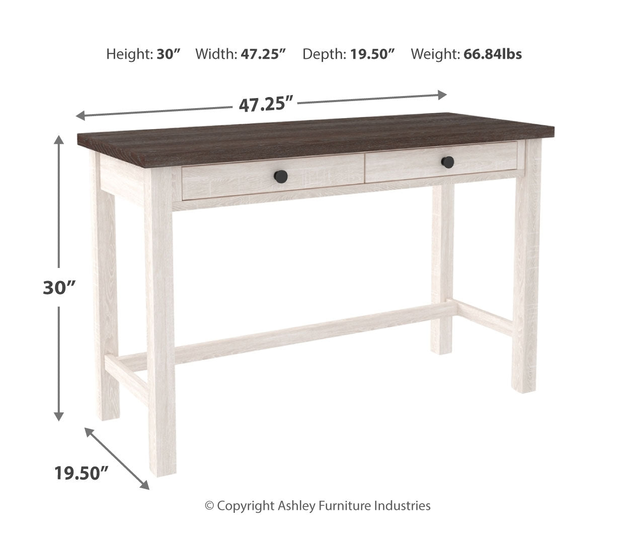 Dorrinson 47" Home Office Desk