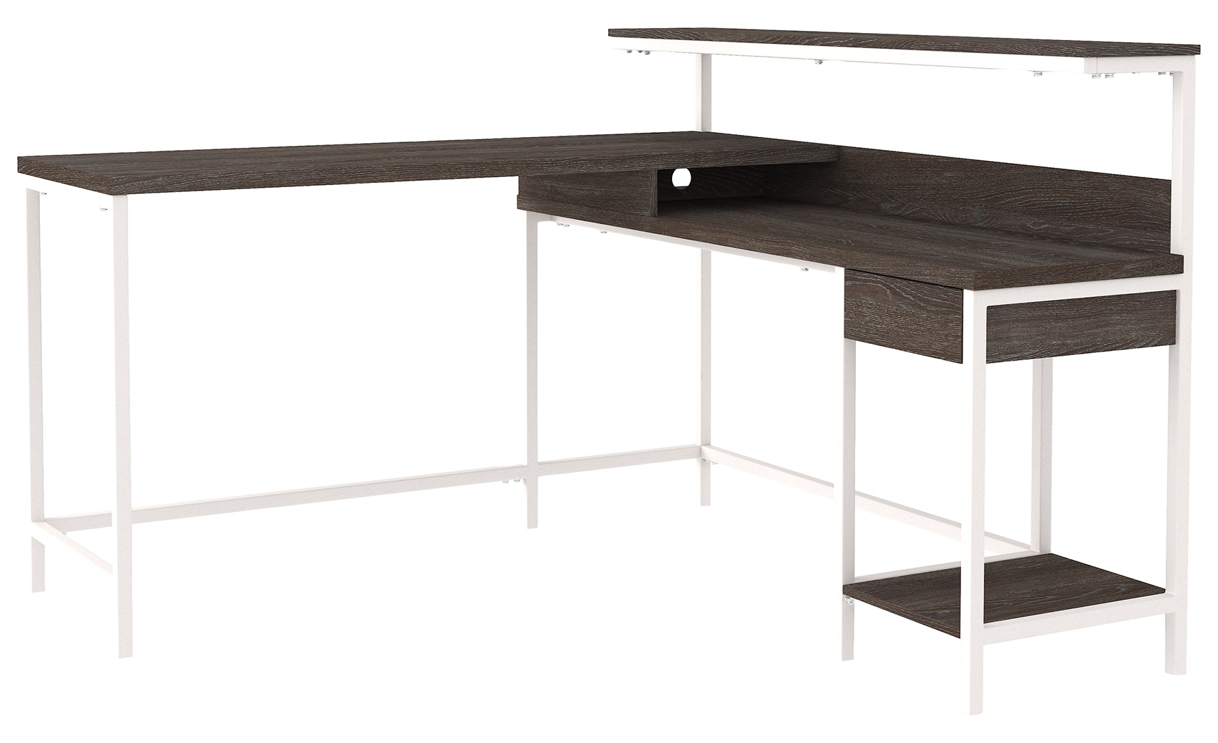 Dorrinson Home Office L-Desk with Storage