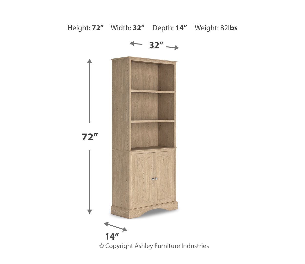 Elmferd Home Office Desk and Storage