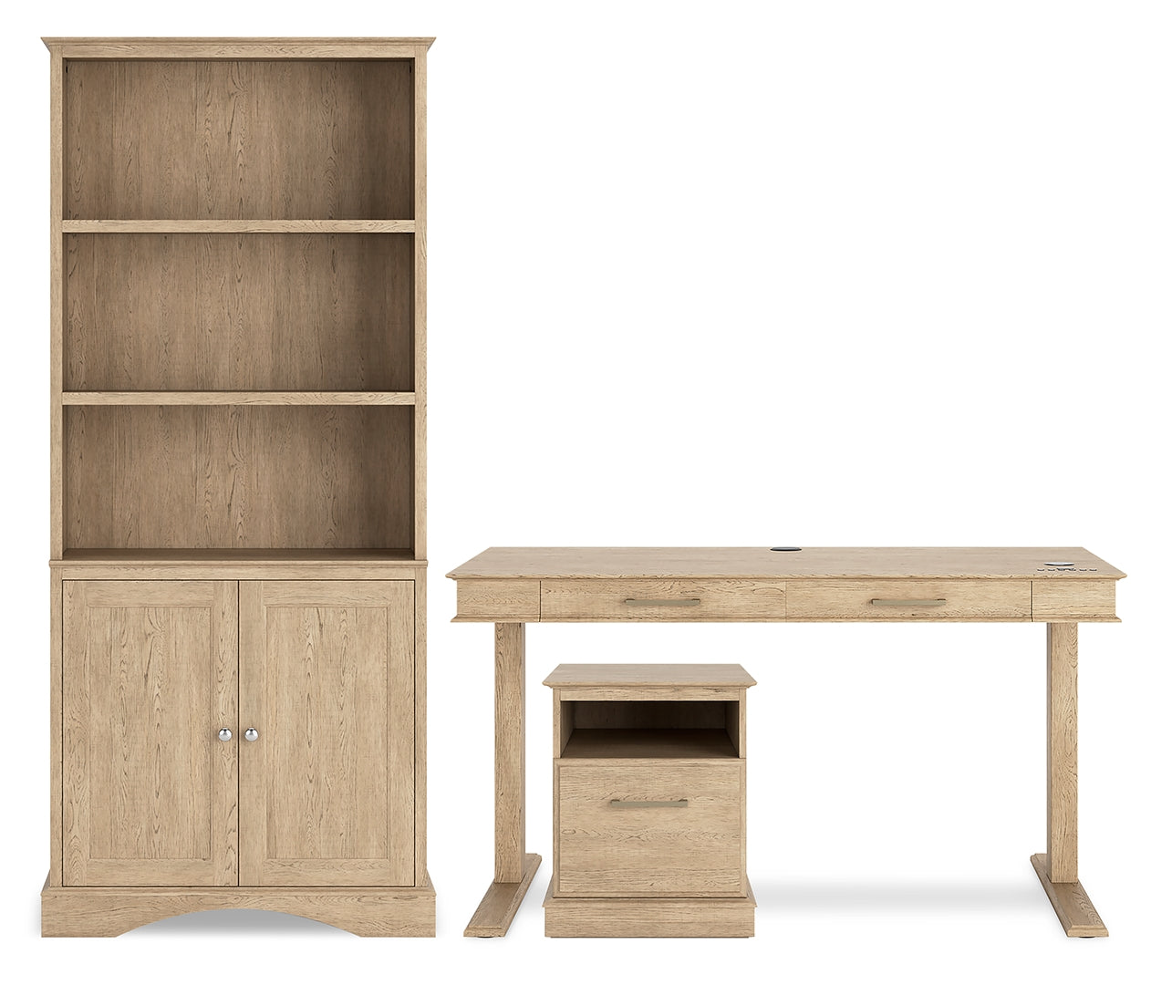 Elmferd Home Office Desk and Storage