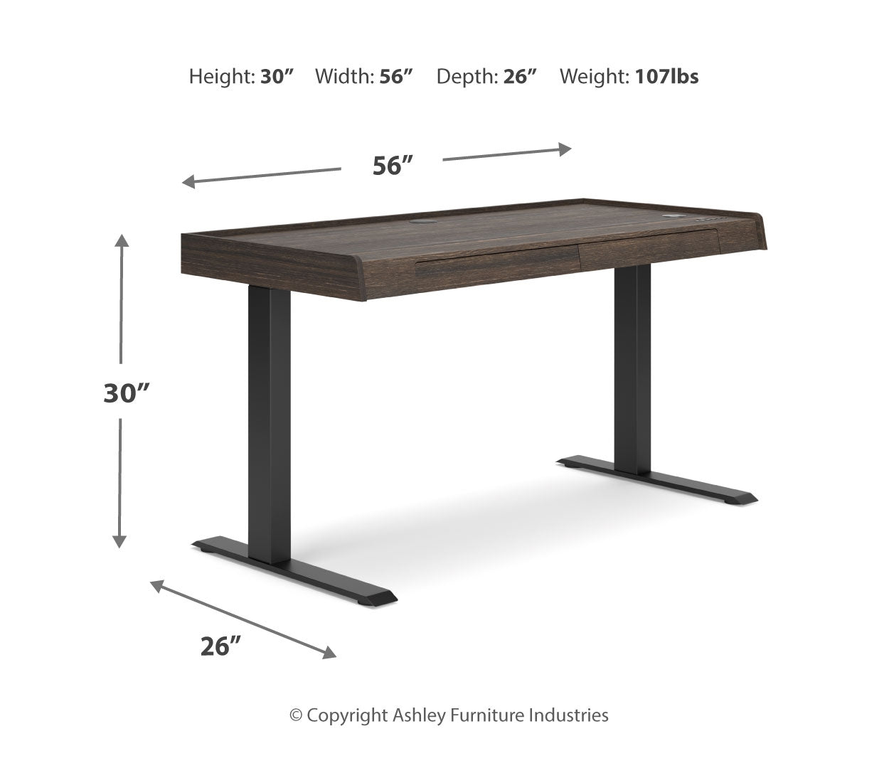 Zendex Home Office Desk and Storage