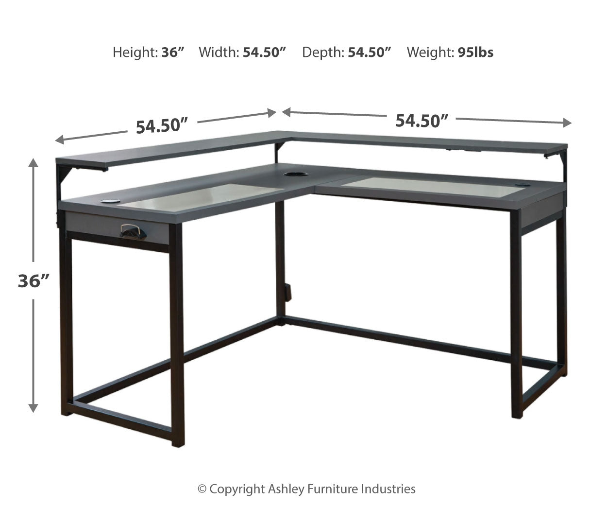 Lynxtyn Home Office L-Desk