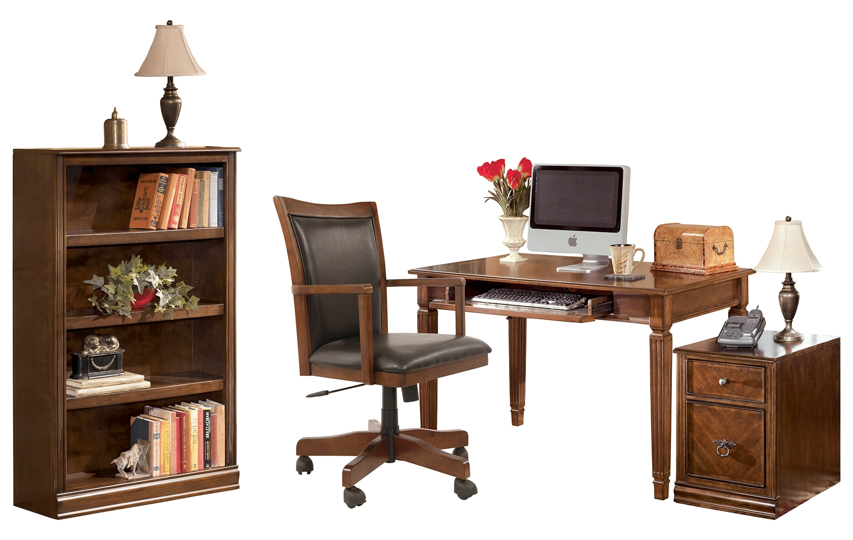 Hamlyn Home Office Desk with Chair and Storage