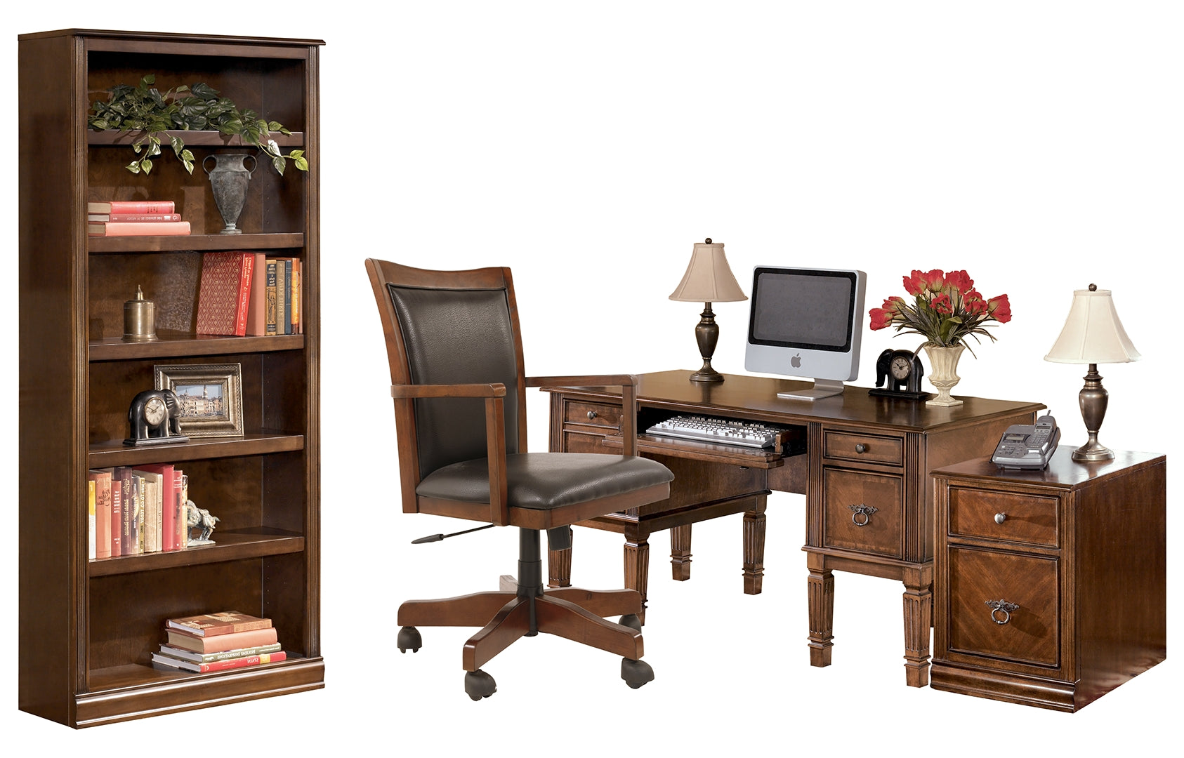 Hamlyn Home Office Desk with Chair and Storage