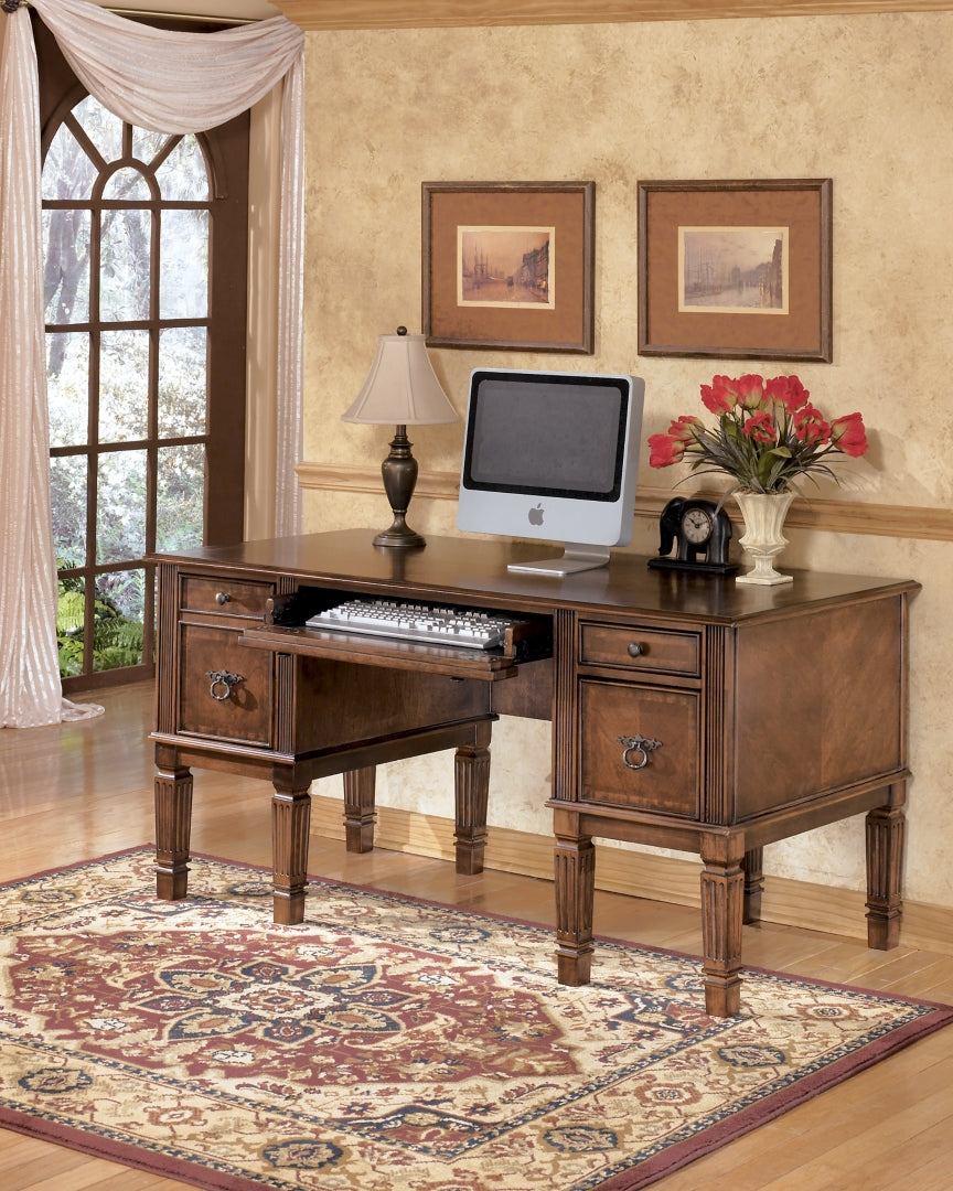 Hamlyn Home Office Desk with Chair and Storage