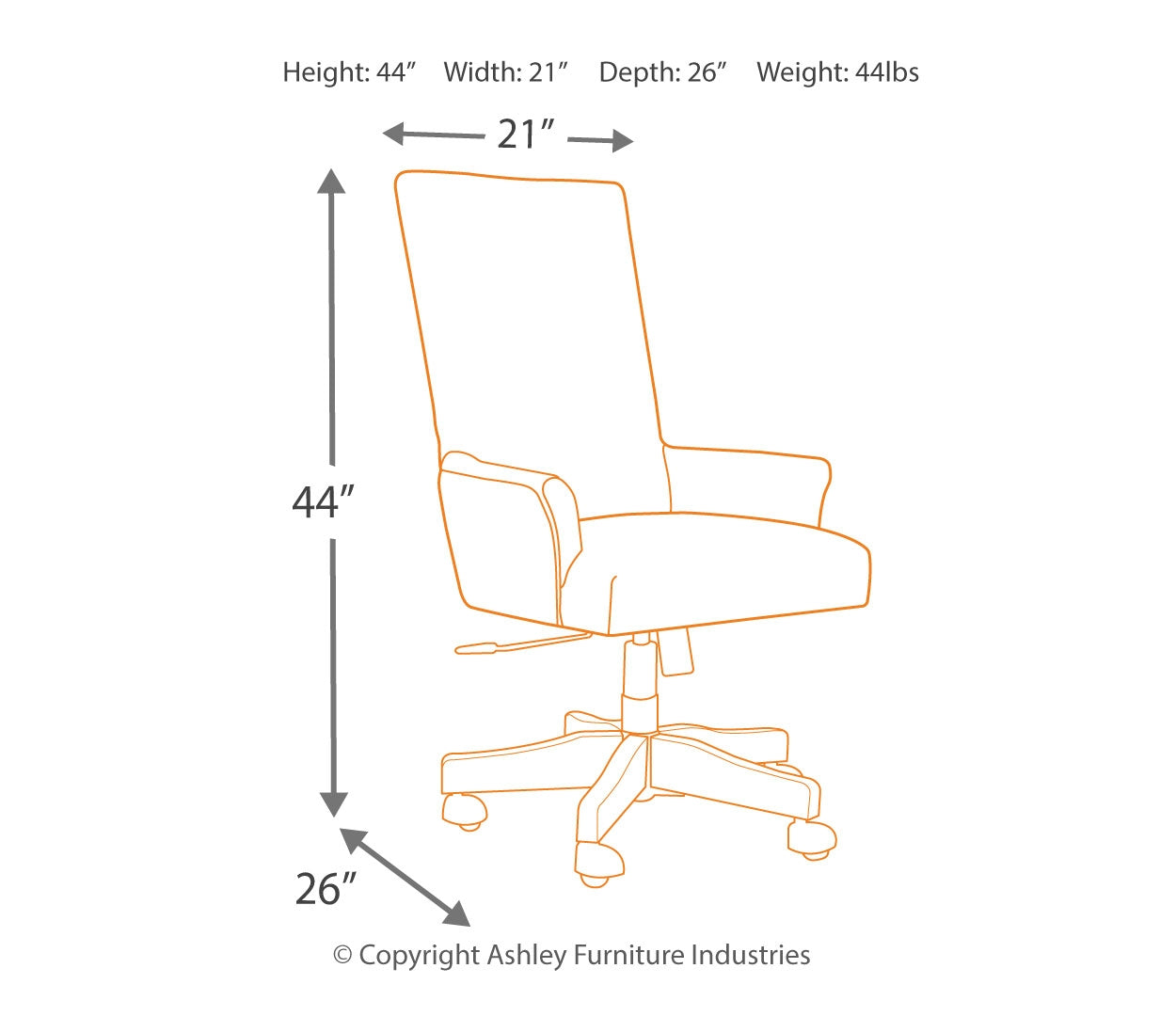 Baldridge Home Office Desk Chair