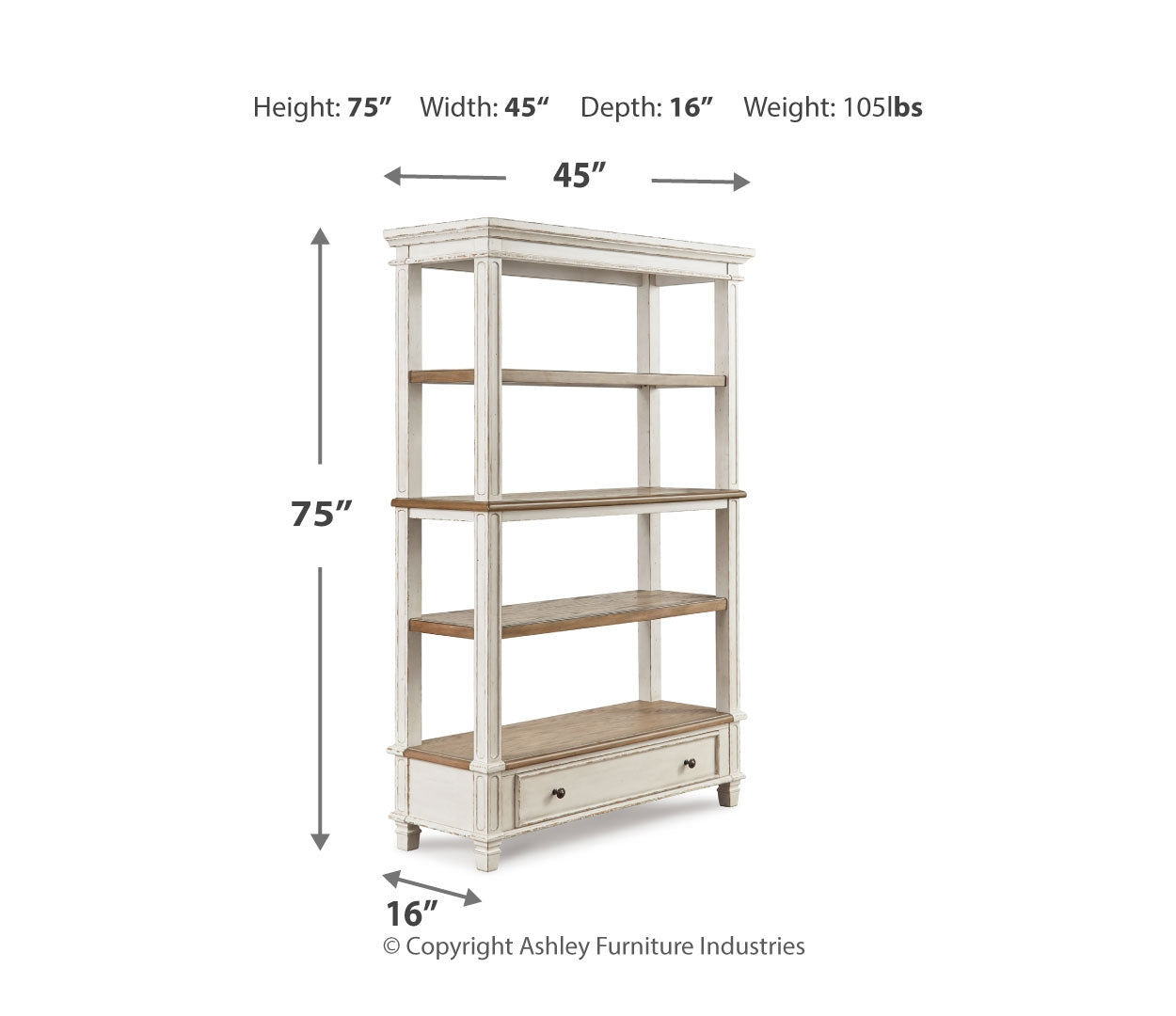 Realyn Home Office Desk and Storage