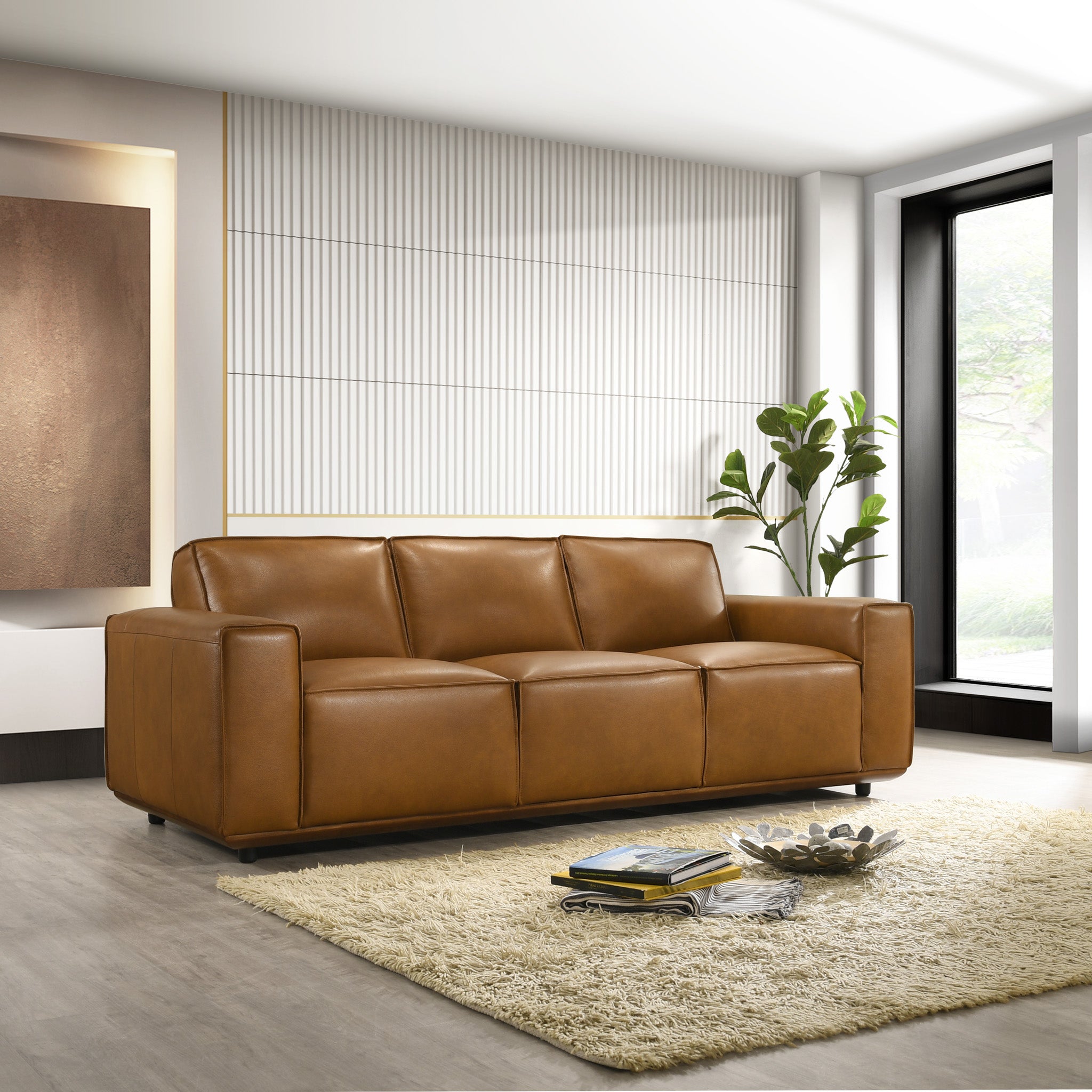 Huntington Genuine Leather Sofa