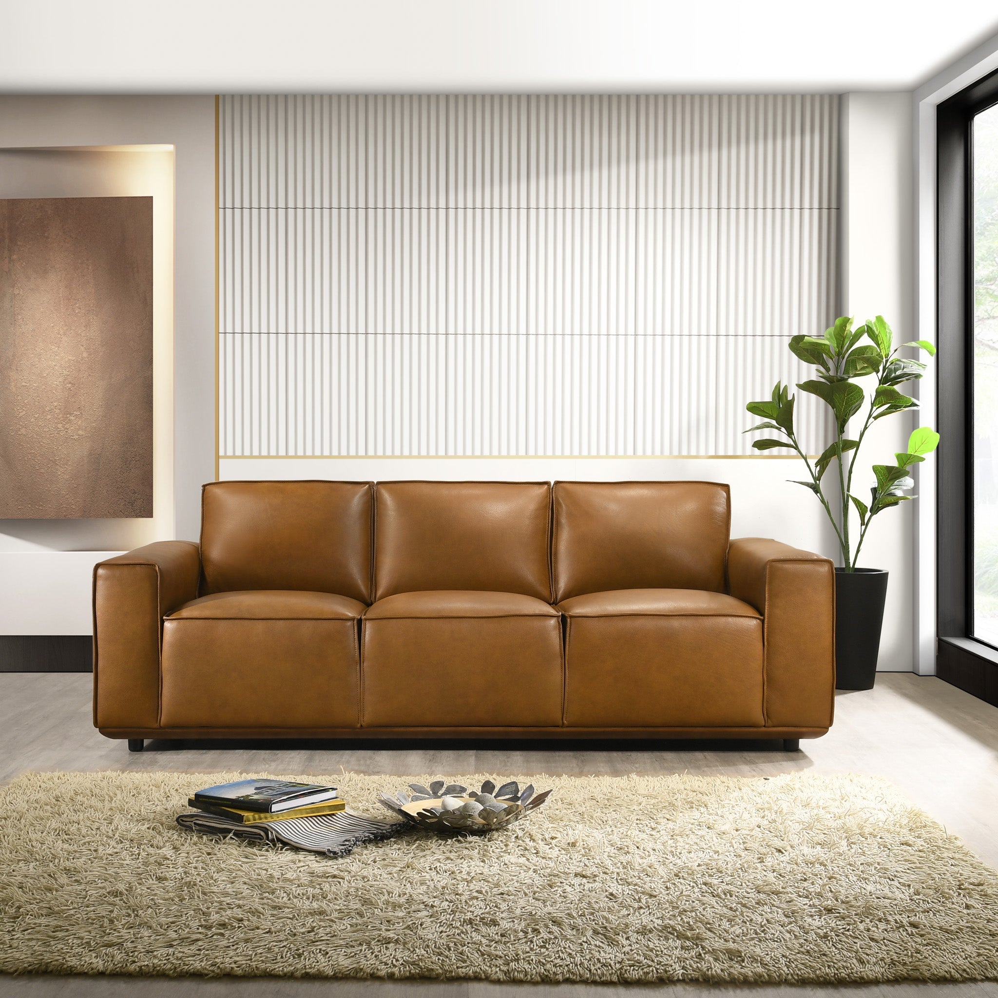 Huntington Genuine Leather Sofa