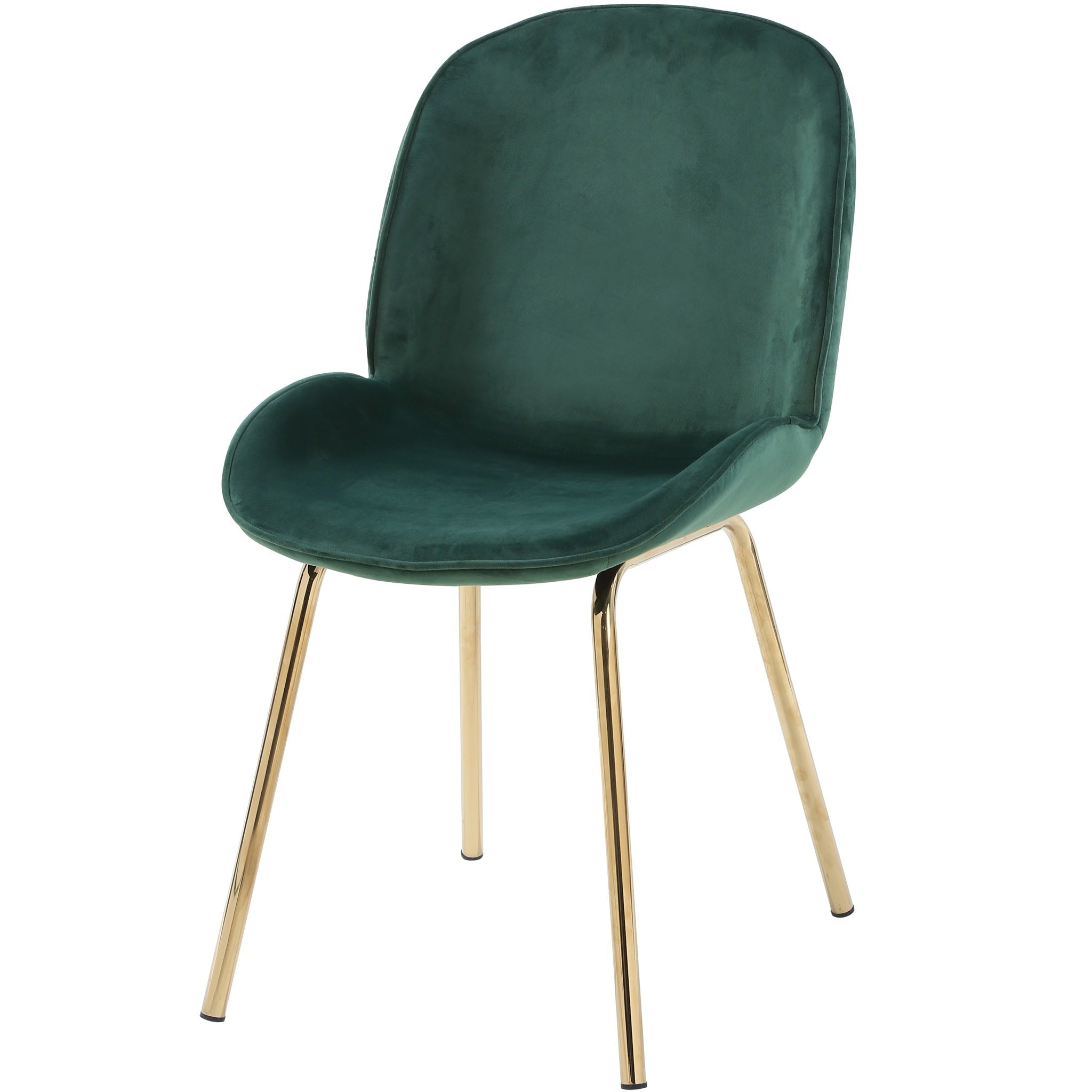 Lucy Dining Chair Green Velvet