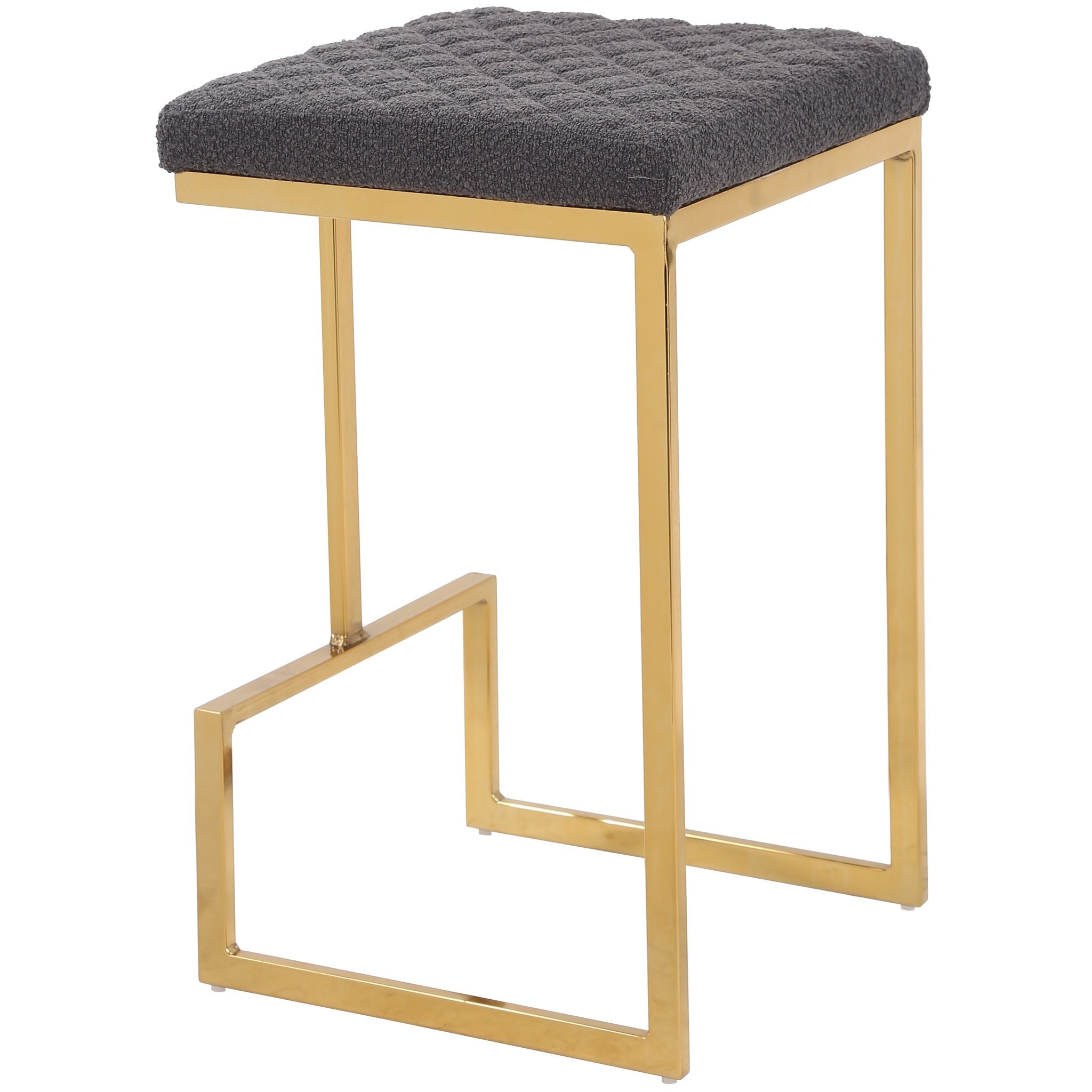 Felicia Counter Stool Grey Boucle