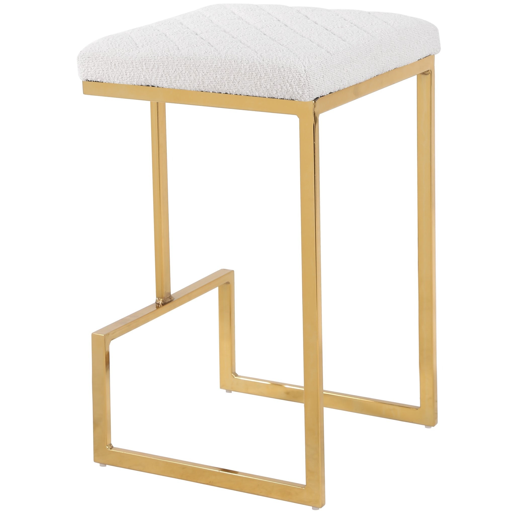 Felicia Counter Stool Beige Boucle