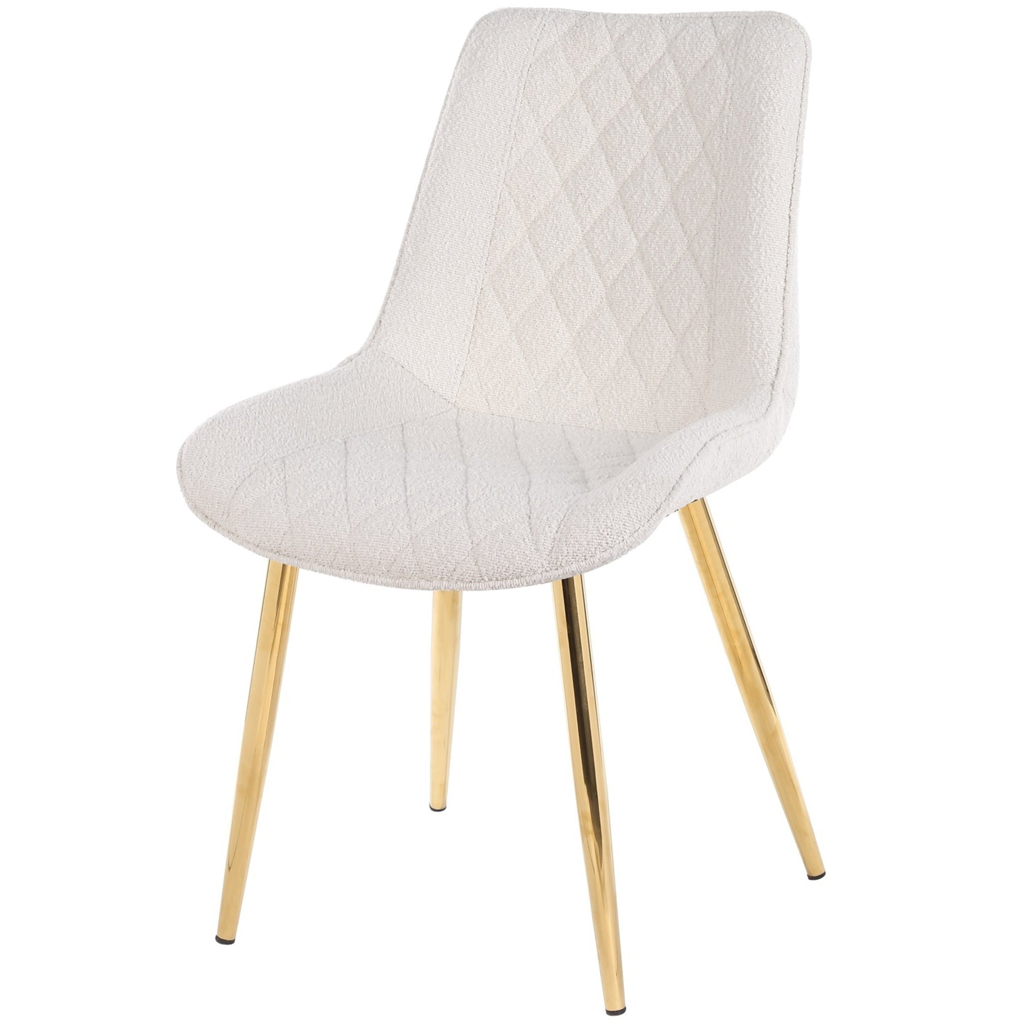 Samantha Beige Boucle Dining Chair