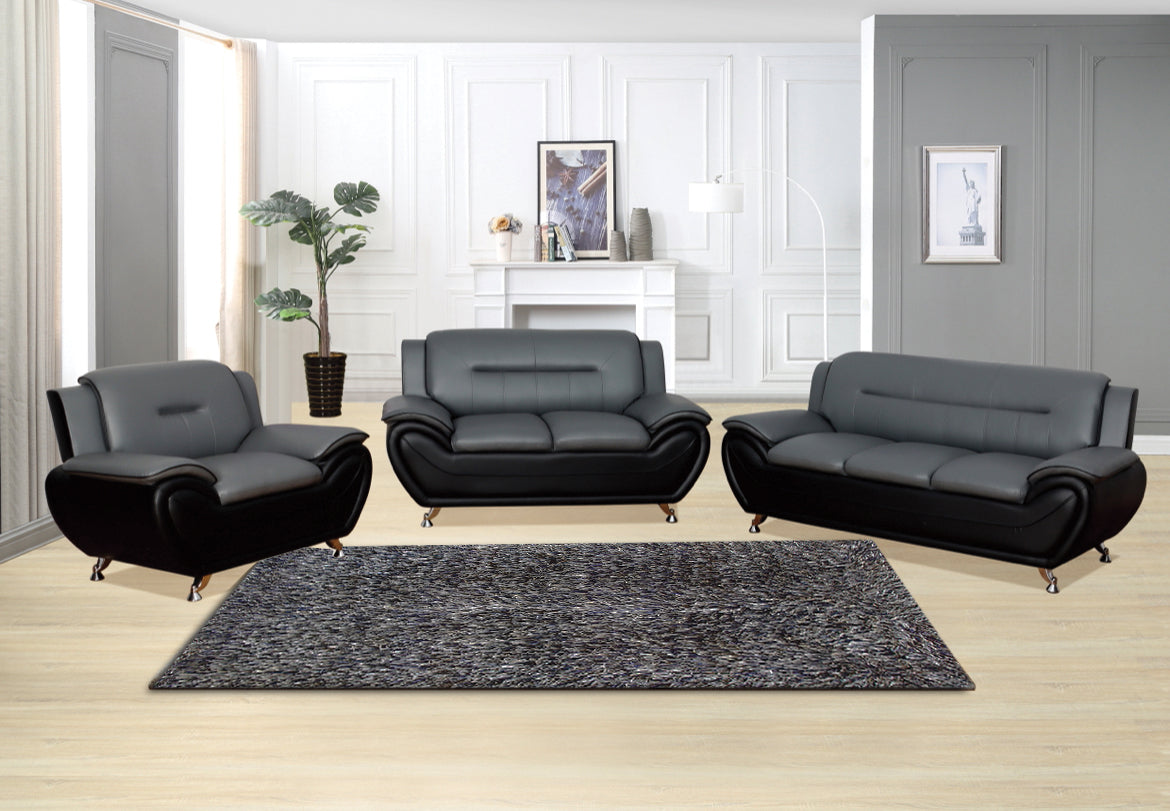 Makario Living Room Set, Sofa Loveseat Armchair