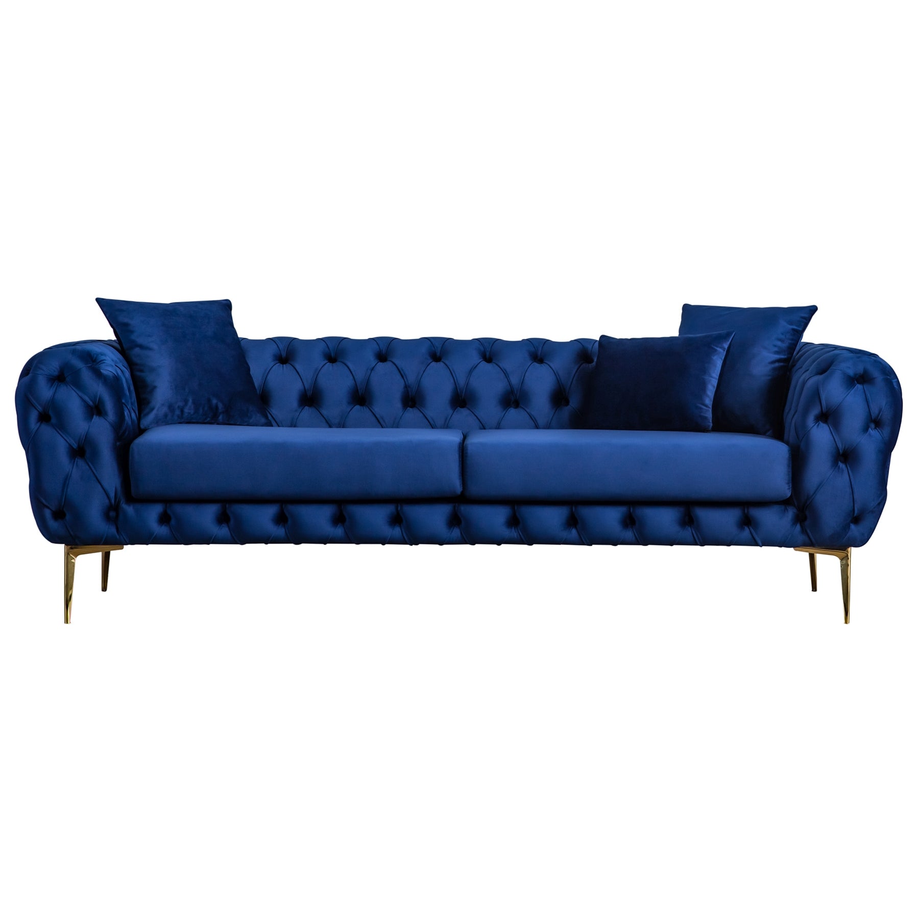 Jessica Sofa Navy Blue Velvet