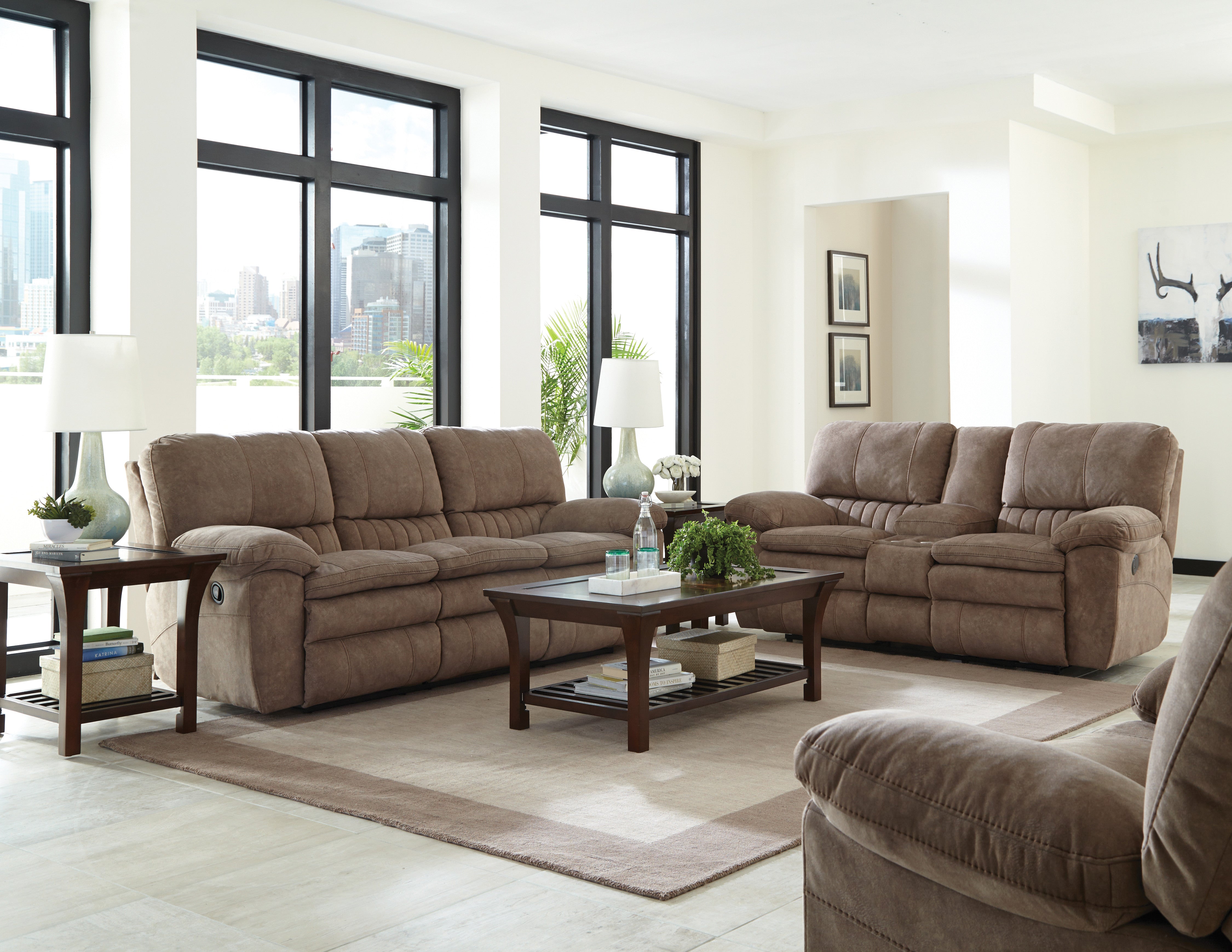 Maykala Recliner Living Room Set, Sofa Loveseat Armchair