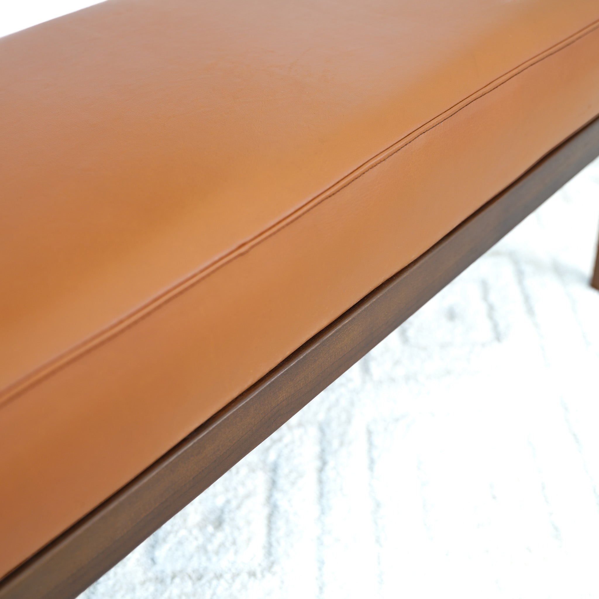 Kampa Bench Dark Tan Leather