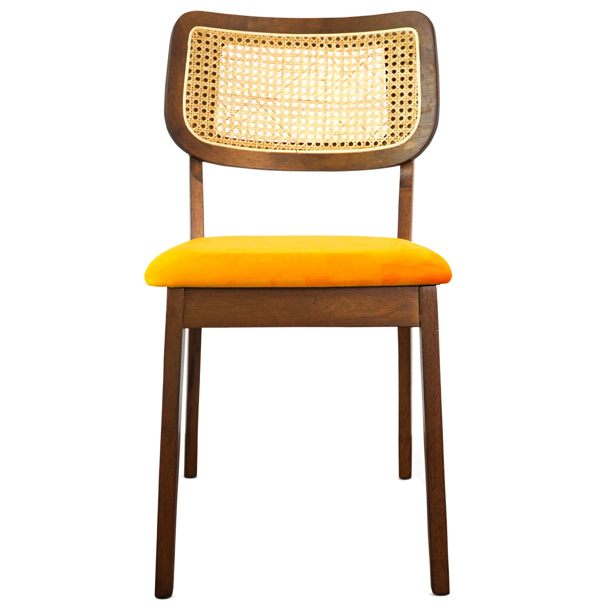 Kane Orange Velvet Dining Chair