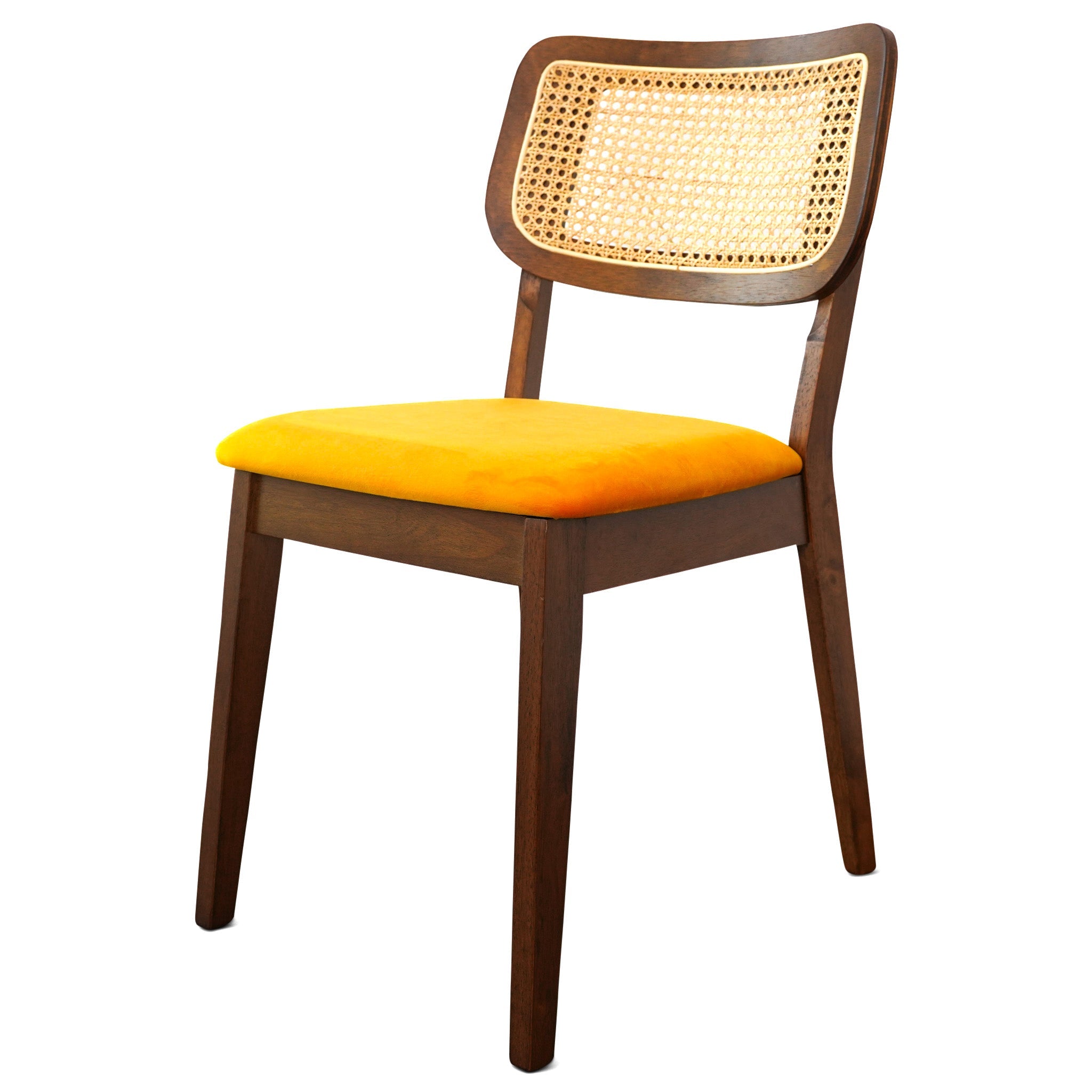 Kane Orange Velvet Dining Chair