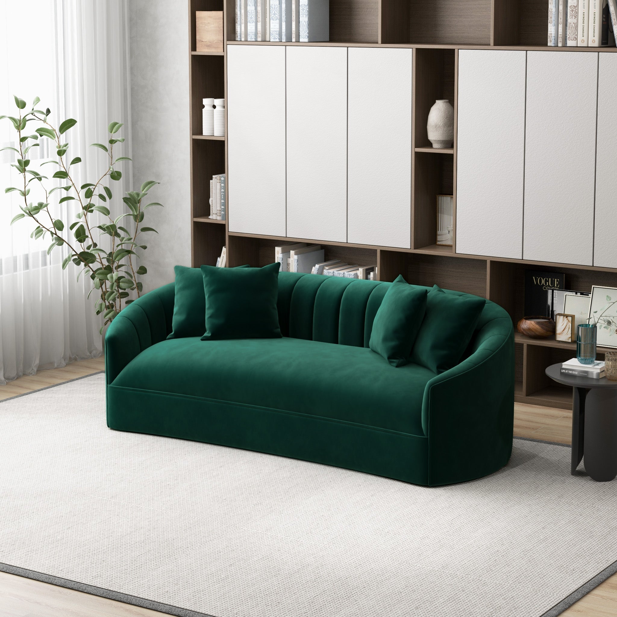 Kent Green Velvet Sofa