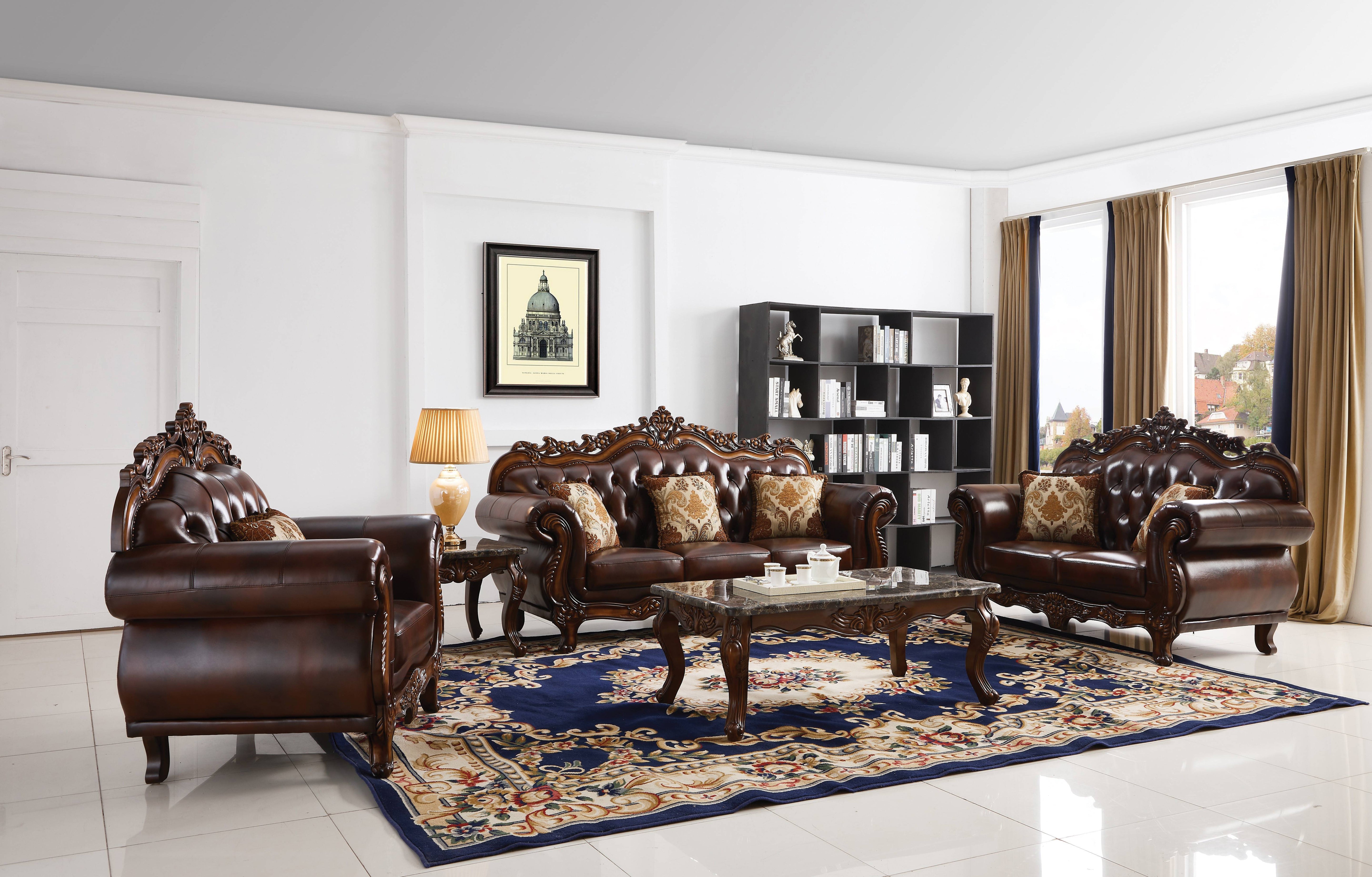 Aaizah Living Room Set, Sofa Loveseat Armchair