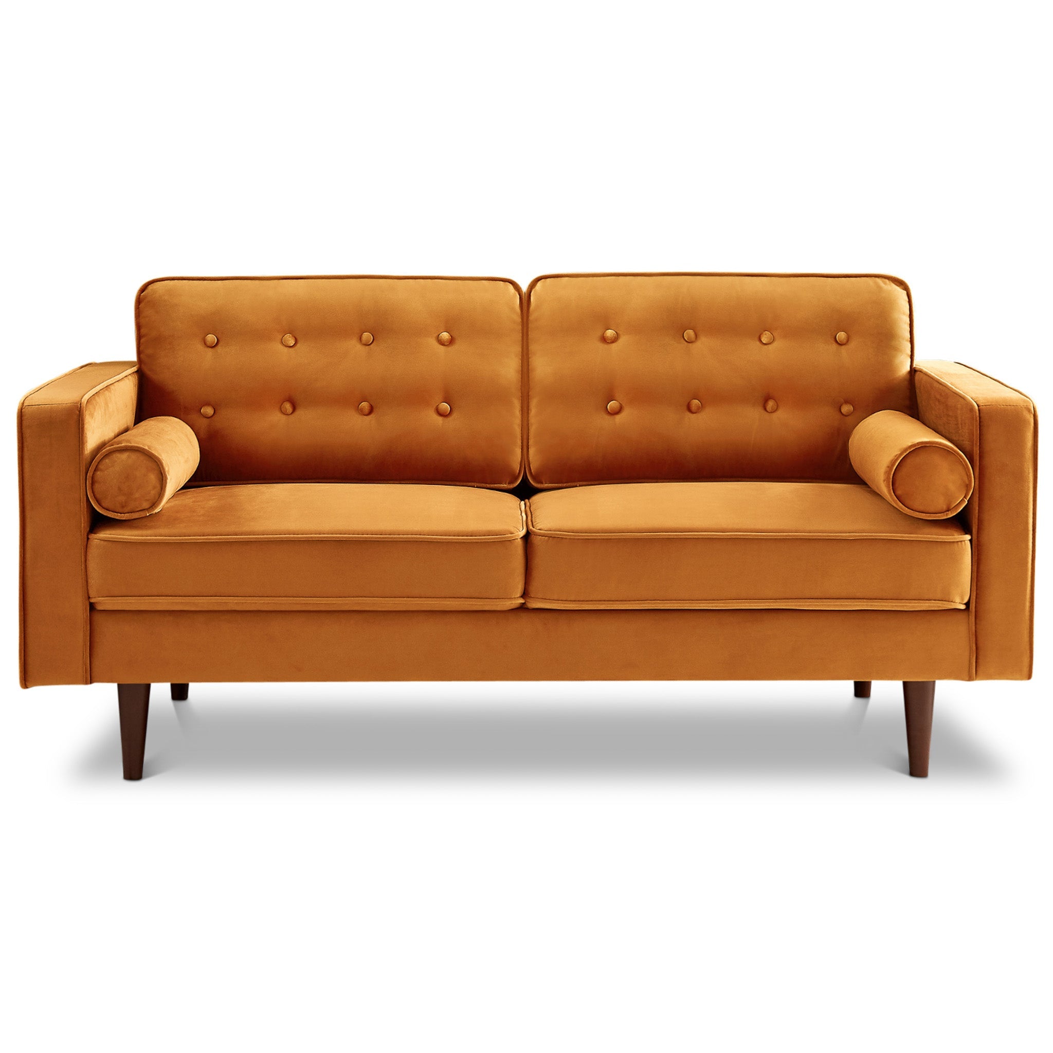 Kirby Loveseat Burnt Orange