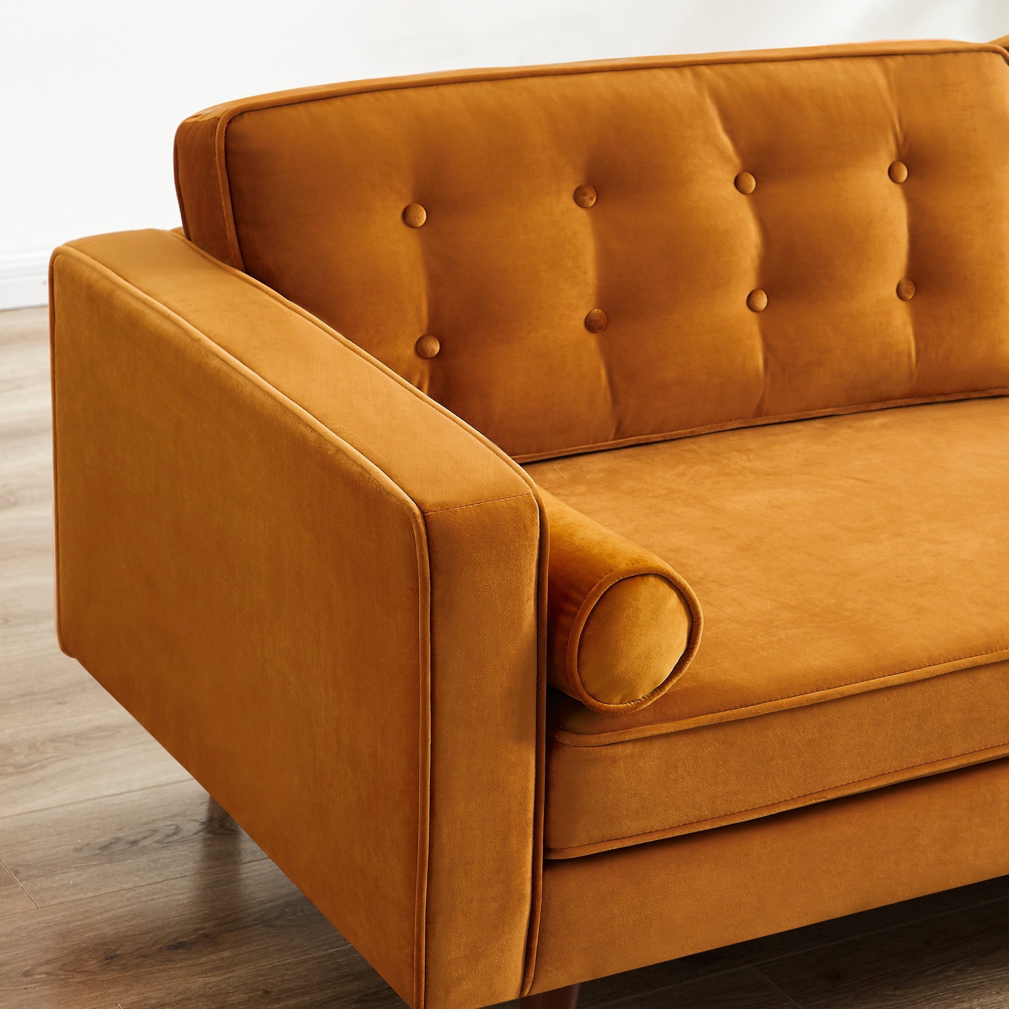 Kirby Loveseat Burnt Orange