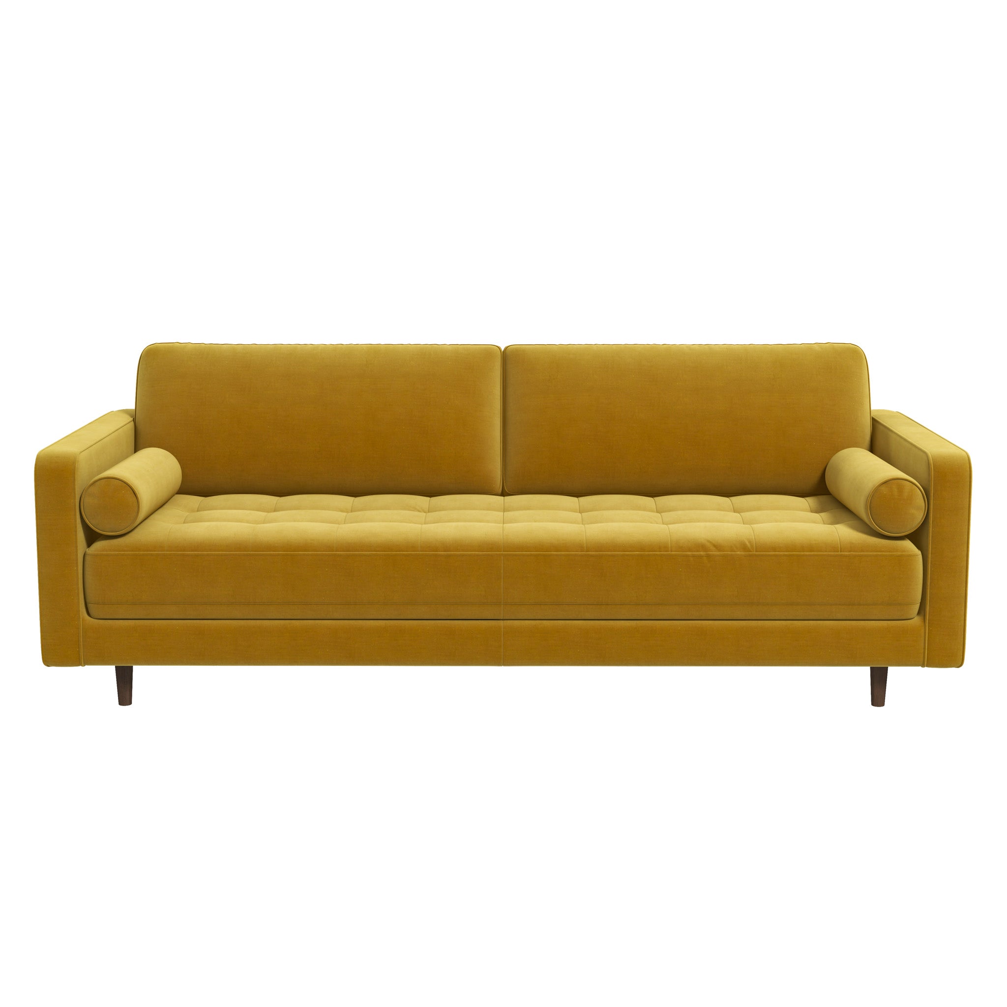 Daphne Sofa Gold Velvet