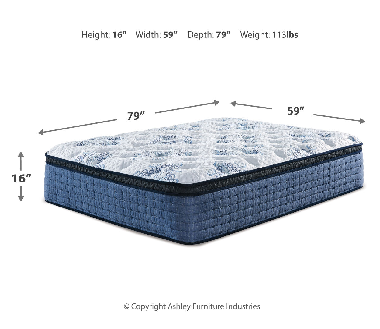 Mt Dana Euro Top Mattress with Adjustable Base