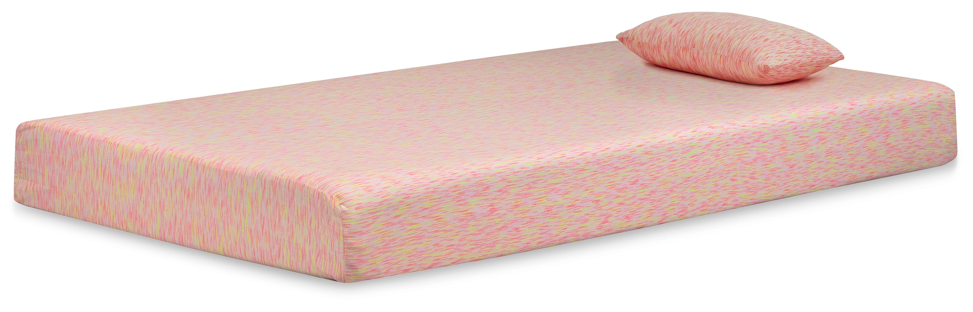 iKidz Pink Twin Mattress and Pillow