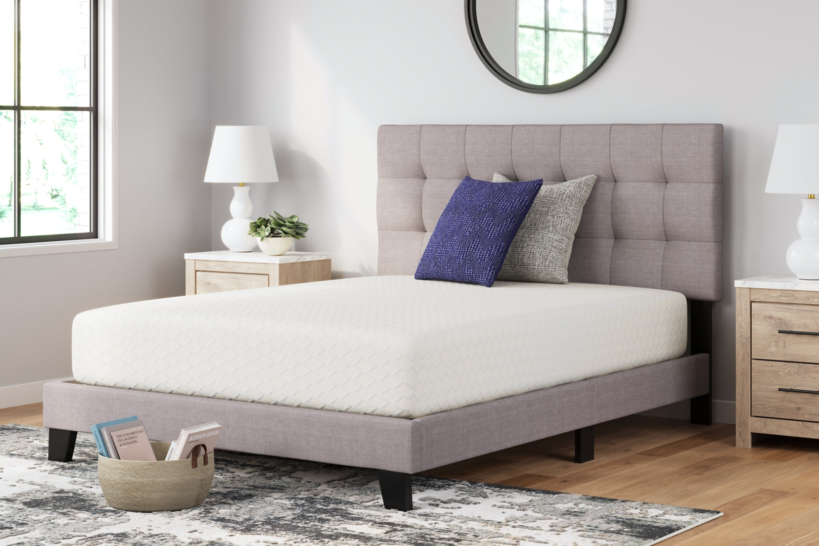 Chime 12 Inch Memory Foam Queen Mattress in a Box