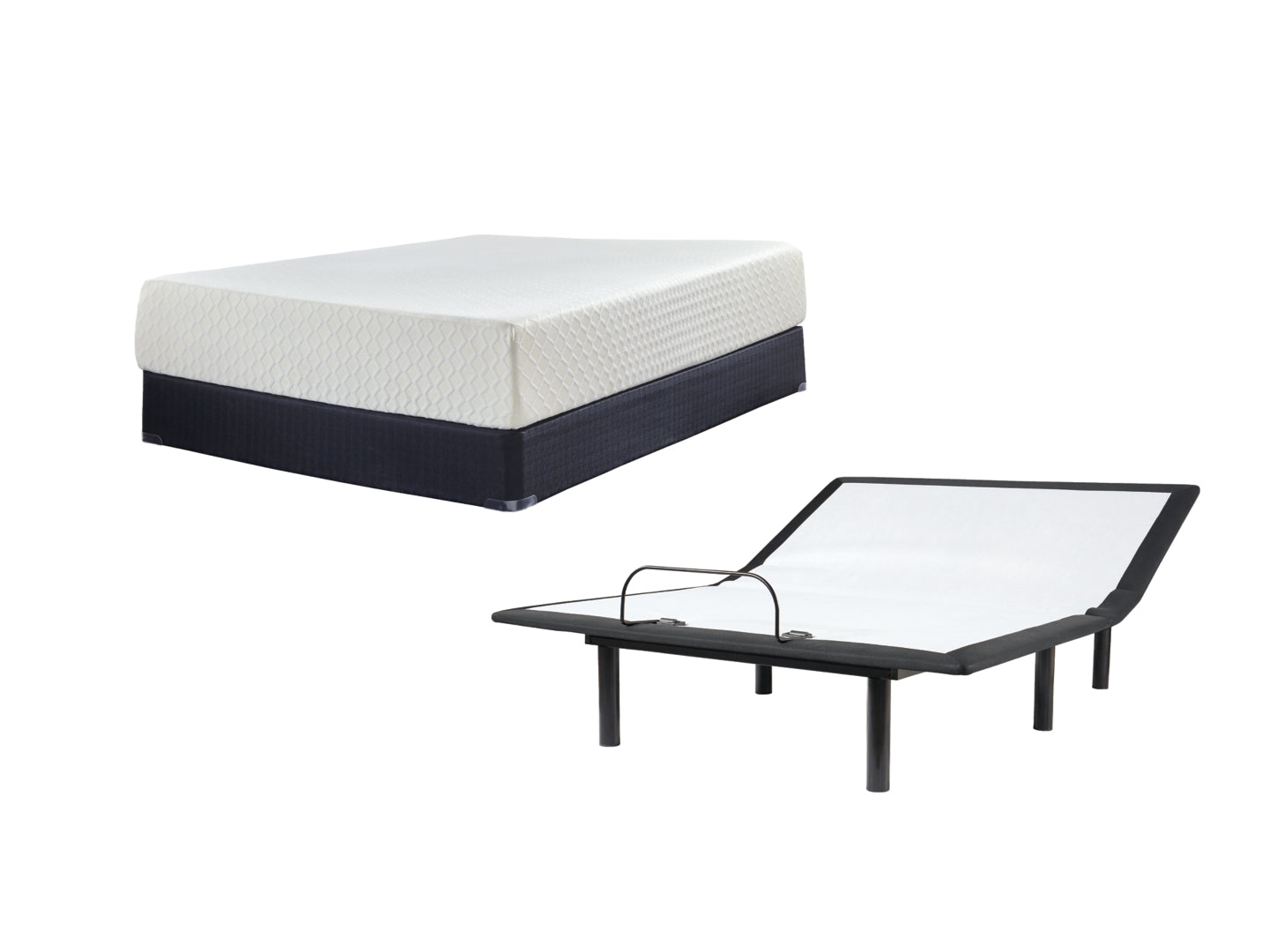 Chime 12 Inch Memory Foam Mattress with Adjustable Base