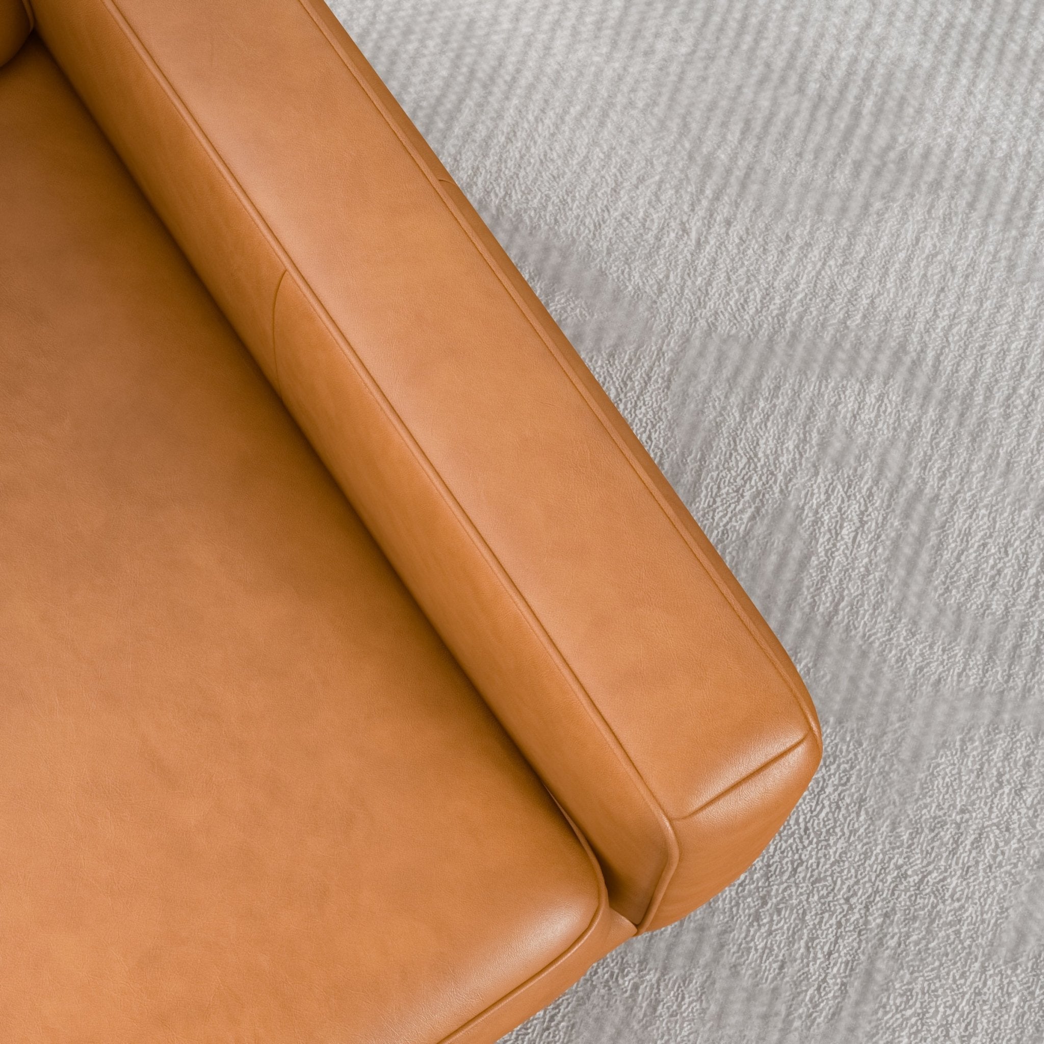 Manhattan Leather Lounge Chair Tan