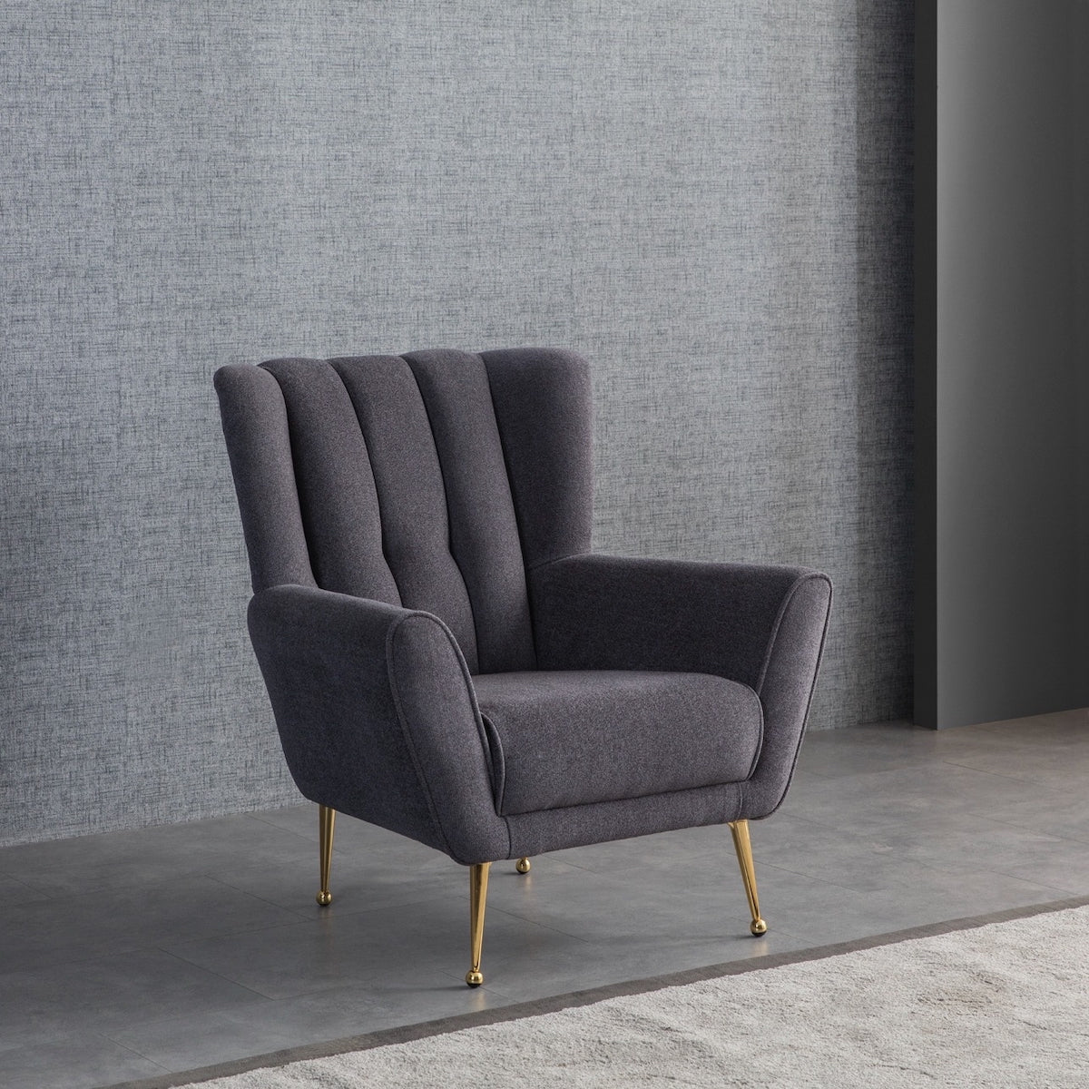 Amelia Dark Grey Apartment Chair