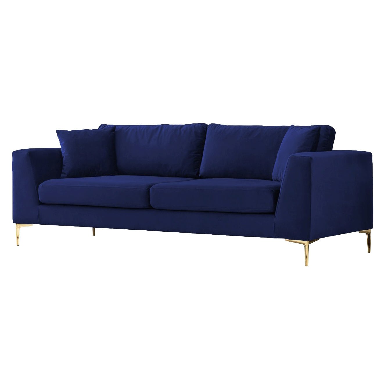 Milo Sofa Blue Velvet