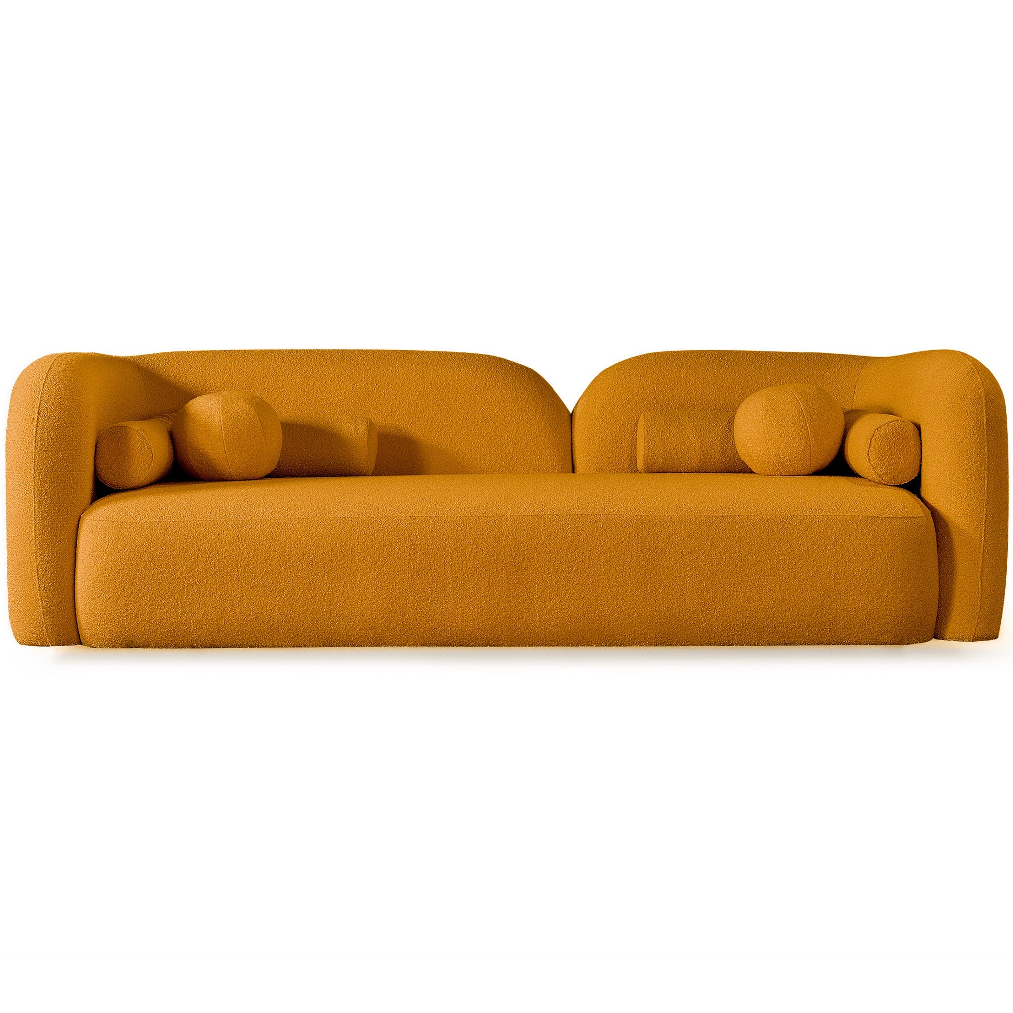 Bodrum Dark Yellow Boucle Sofa