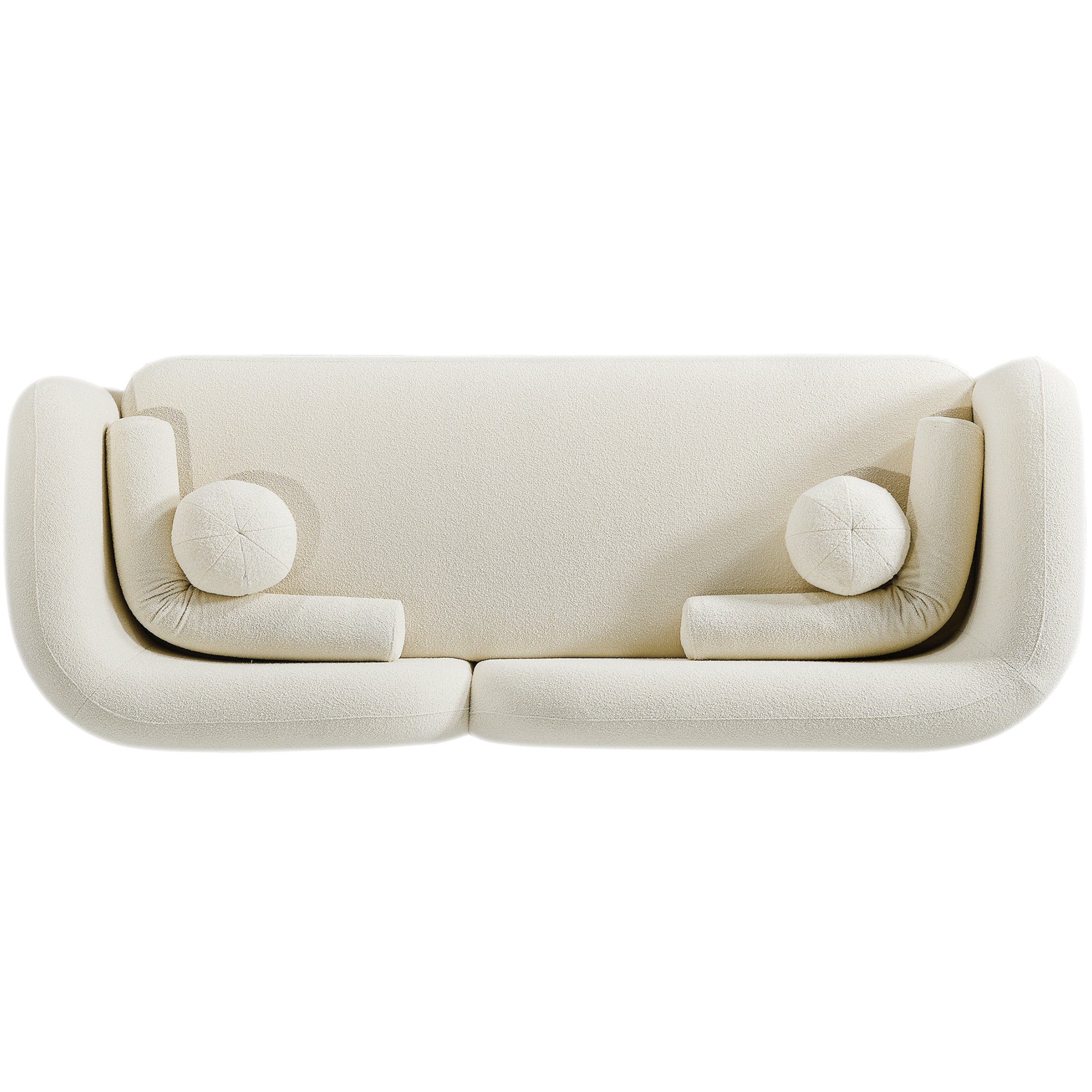 Bodrum Sofa Ivory Boucle