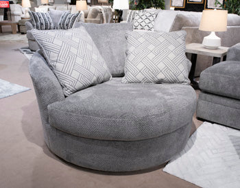 Casselbury Oversized Swivel Accent Chair