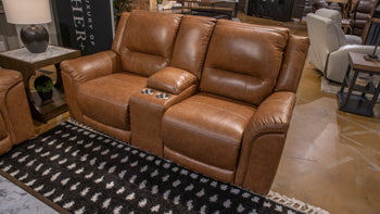 Trasimeno Power Reclining Loveseat with Console