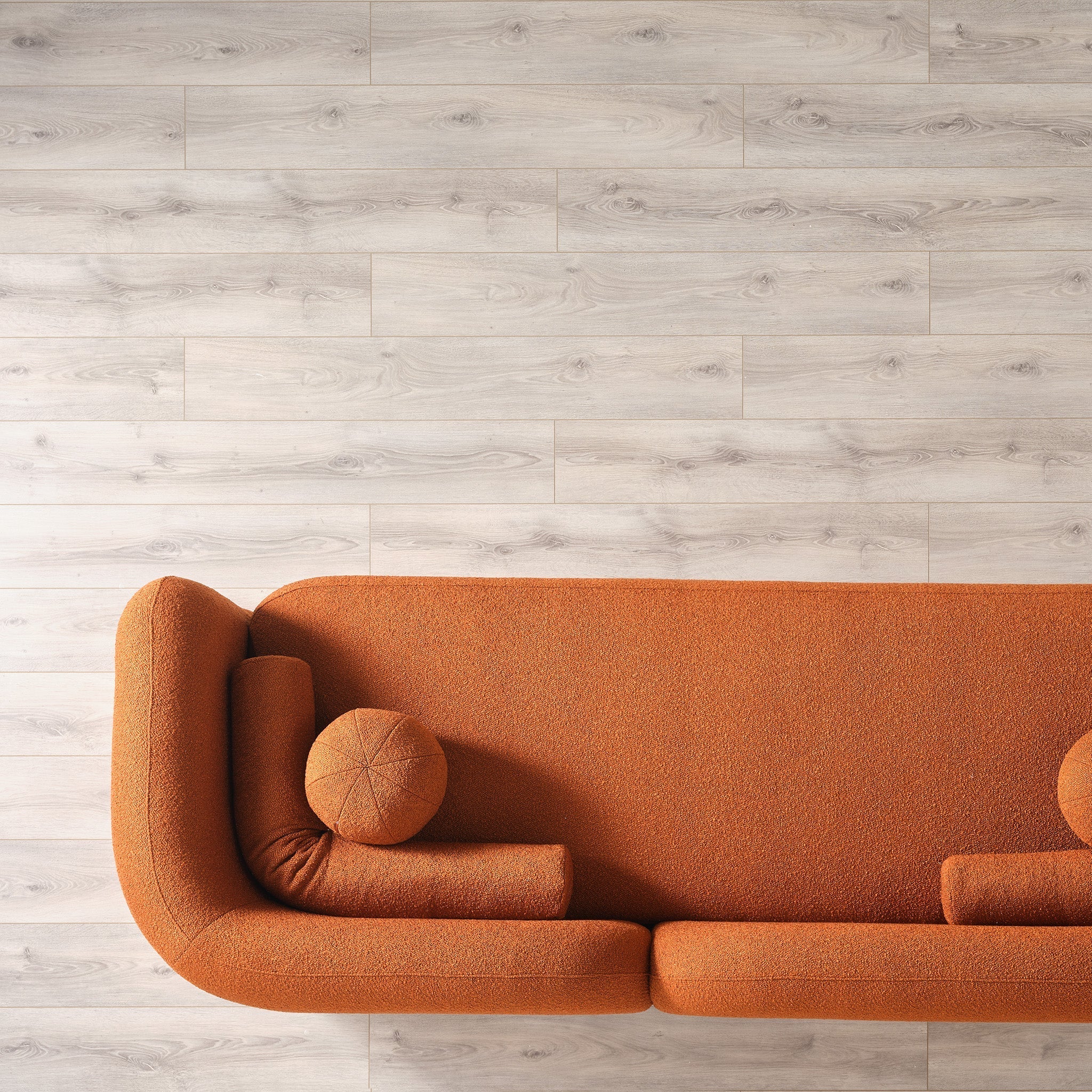 Bodrum Sofa Burnt Orange Boucle