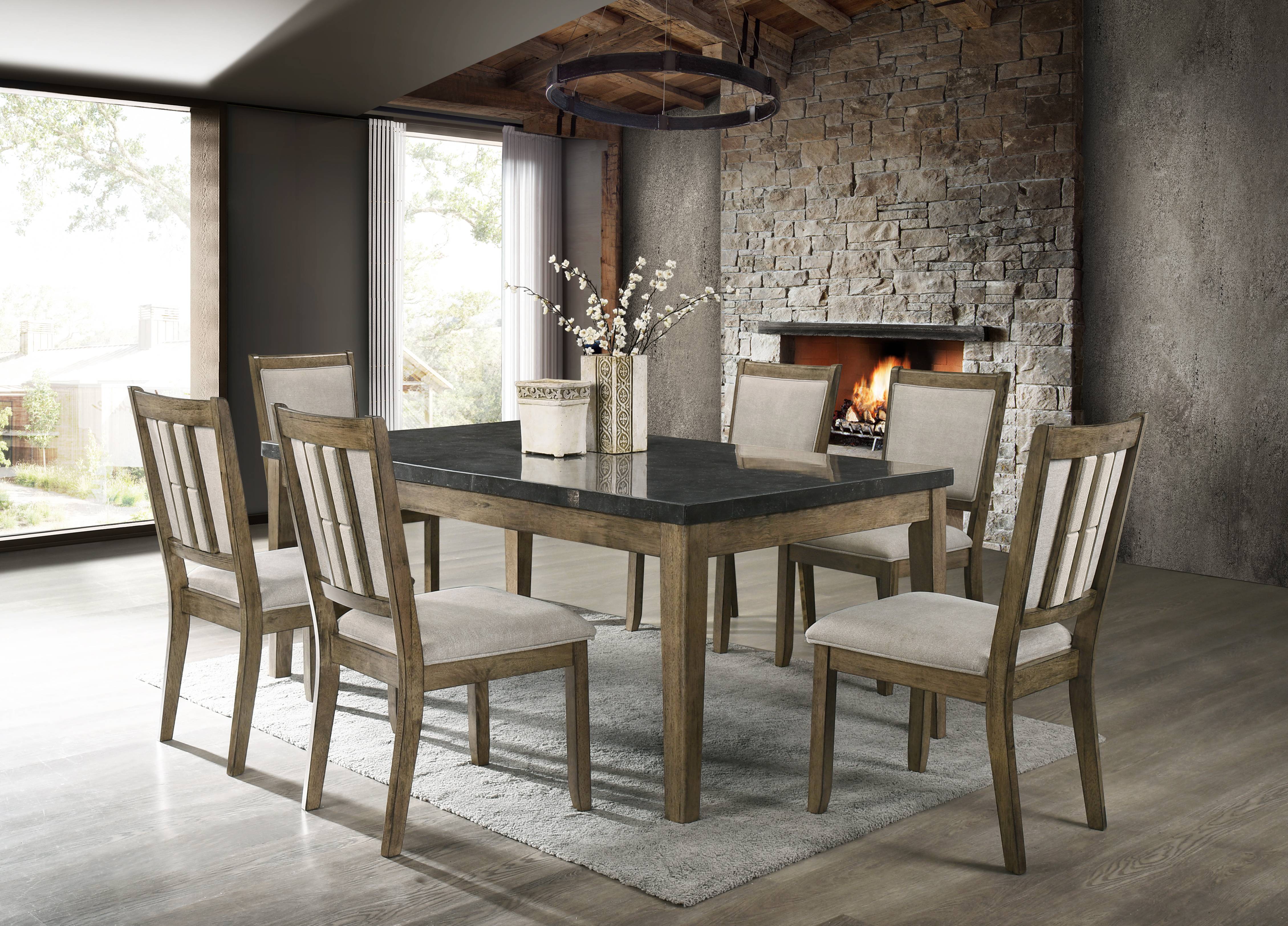 Muaad Dining Table and 6 Chairs