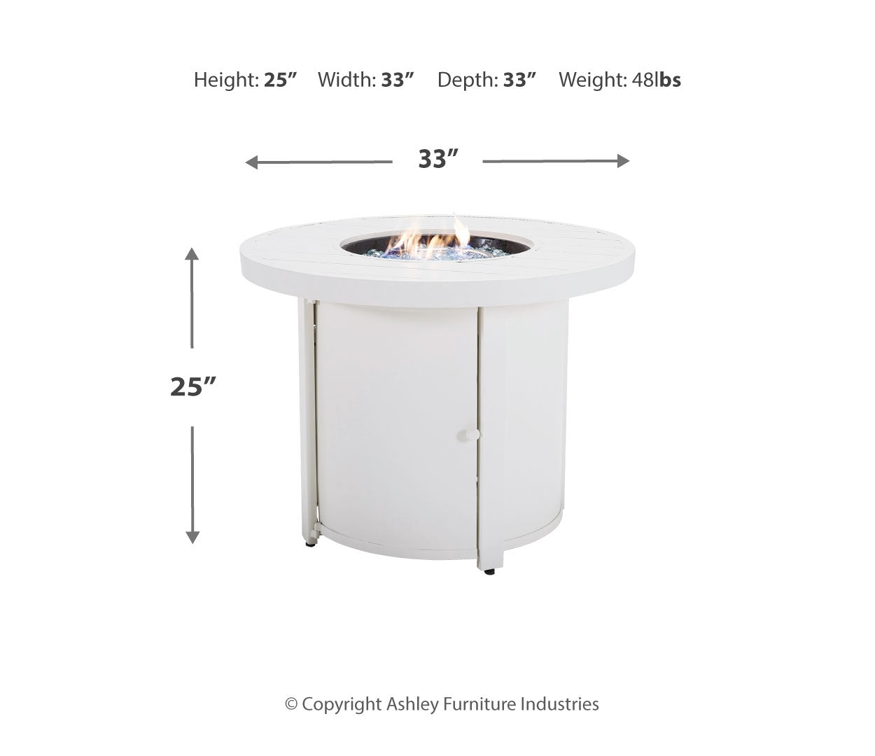 Sundown Treasure Fire Pit Table