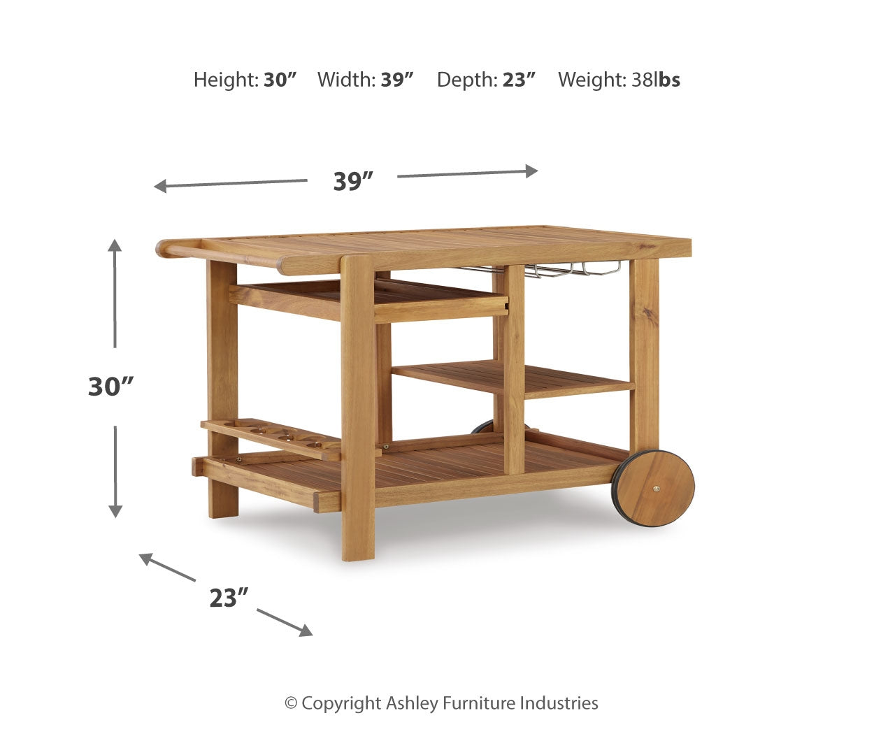 Kailani Serving Cart