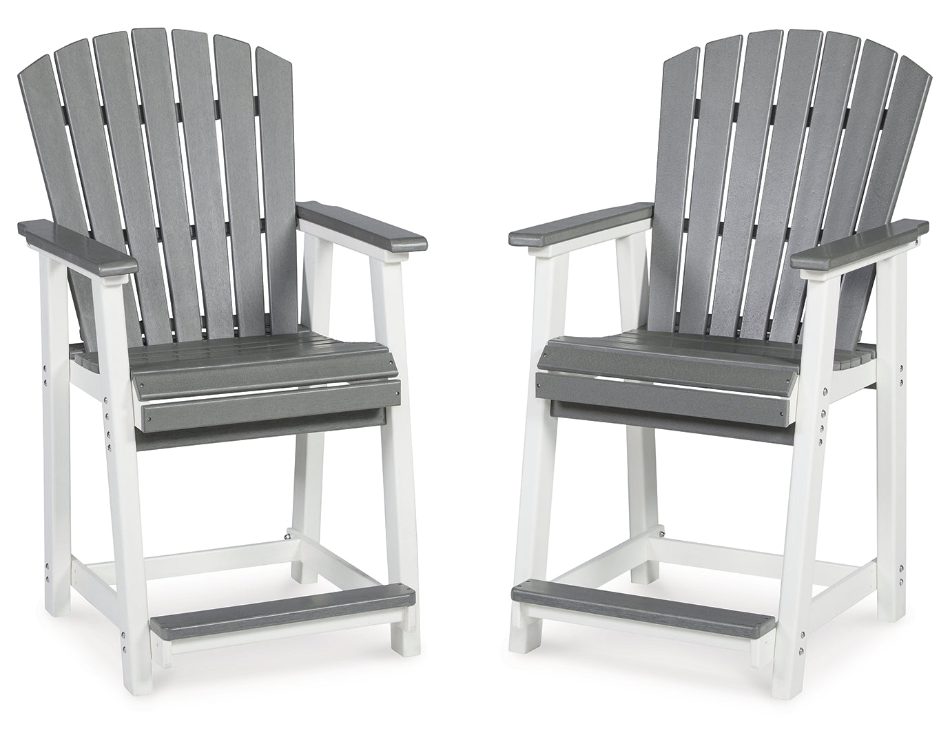 Transville Outdoor Counter Height Bar Stool (Set of 2)