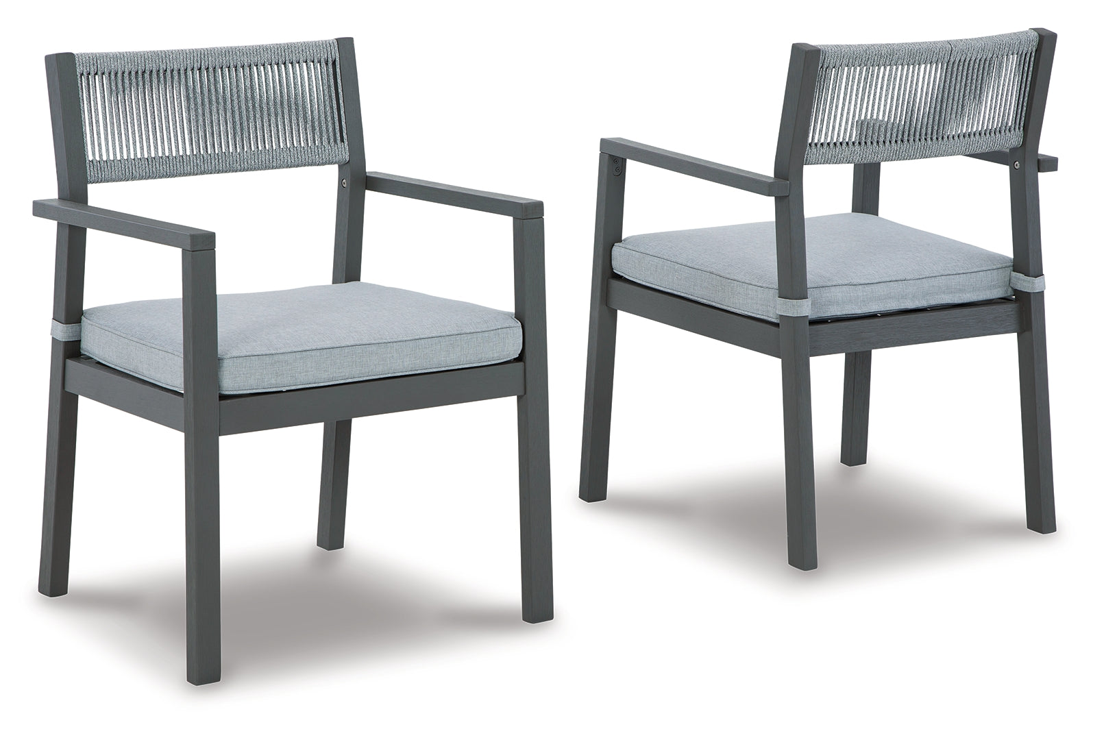 Eden Town Arm Chair with Cushion (Set of 2)